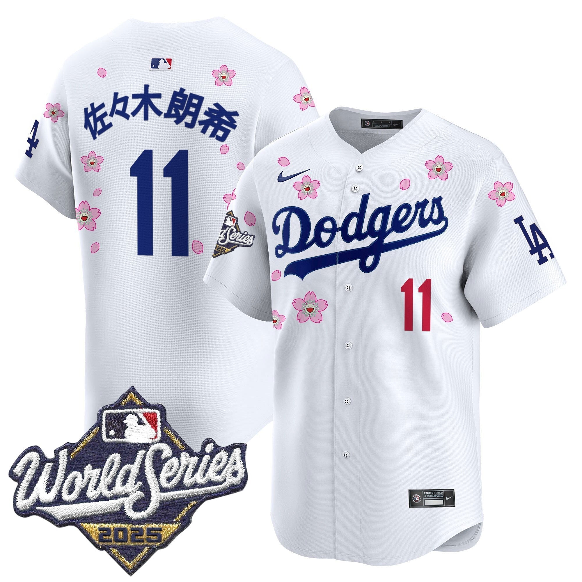Dodgers 2025 World Series x Tokyo Series Vapor Premier Limited Jersey - Stitched