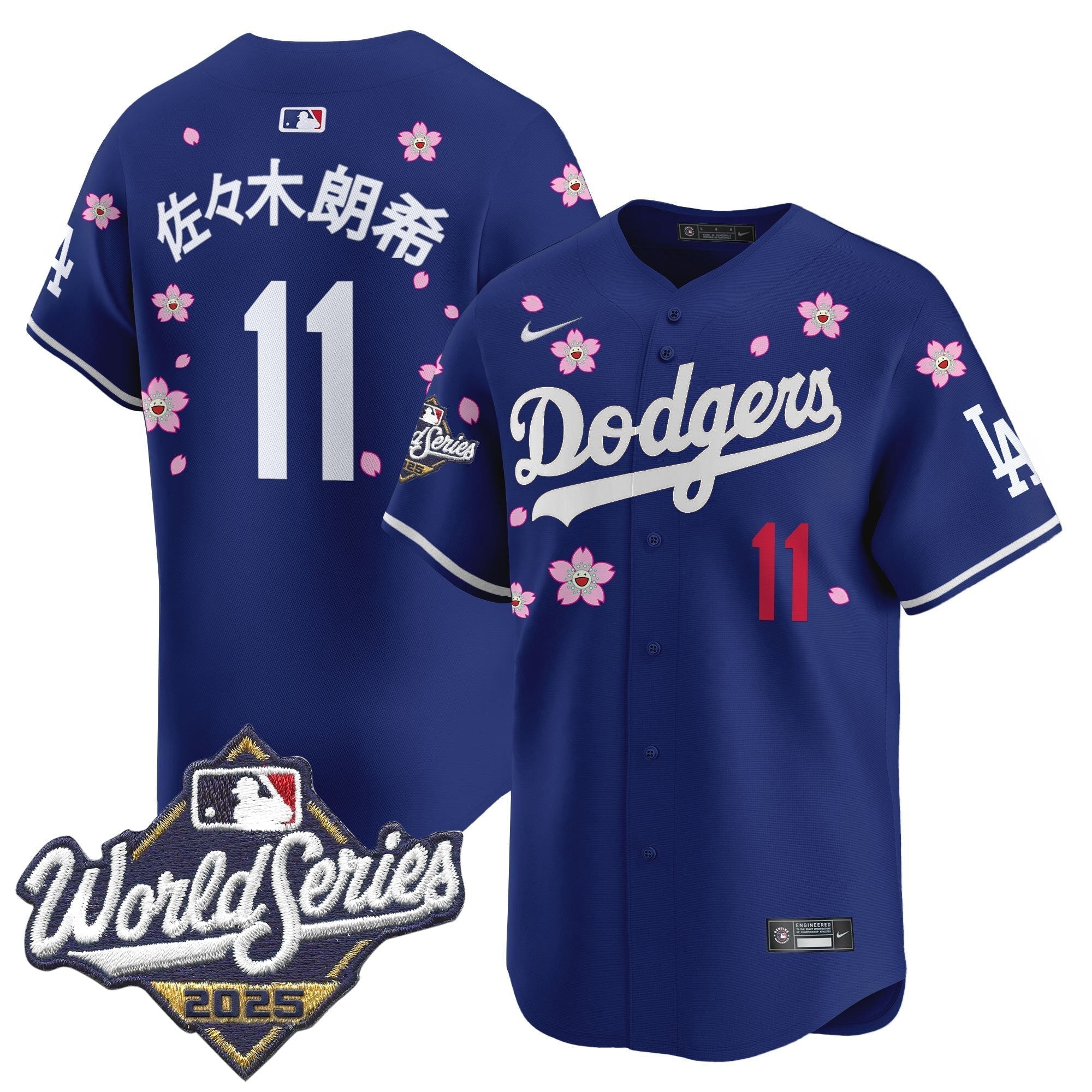 Dodgers 2025 World Series x Tokyo Series Vapor Premier Limited Jersey - Stitched