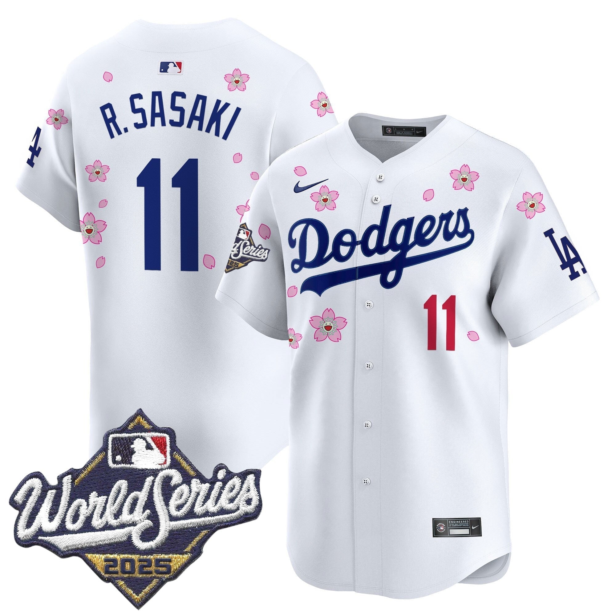 Dodgers 2025 World Series x Tokyo Series Vapor Premier Limited Jersey - Stitched