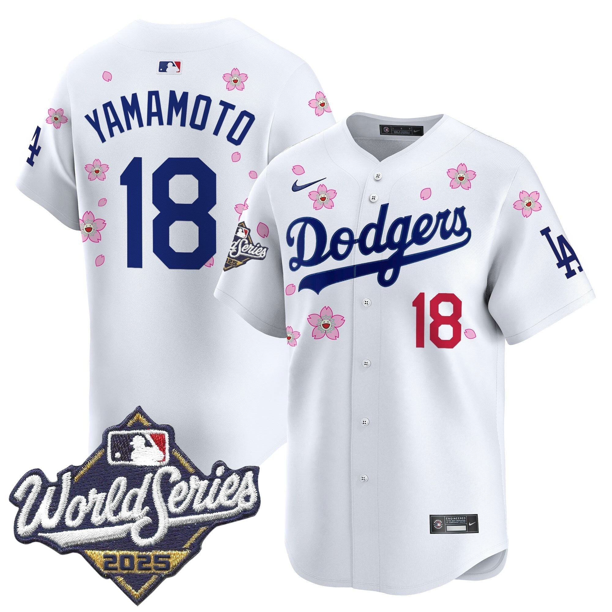 Dodgers 2025 World Series x Tokyo Series Vapor Premier Limited Jersey - Stitched