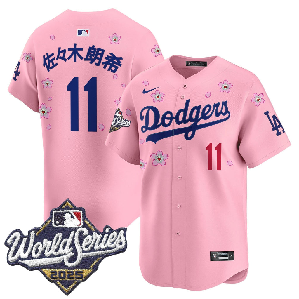 Dodgers 2025 World Series x Tokyo Series Vapor Premier Limited Jersey - Stitched
