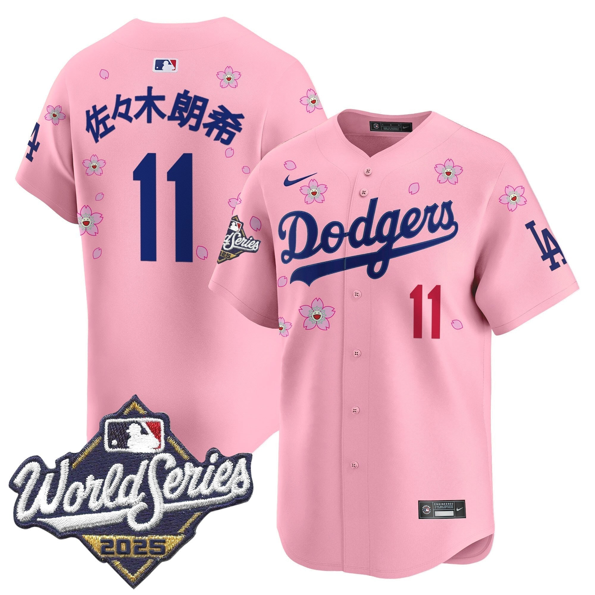 Dodgers 2025 World Series x Tokyo Series Vapor Premier Limited Jersey - Stitched