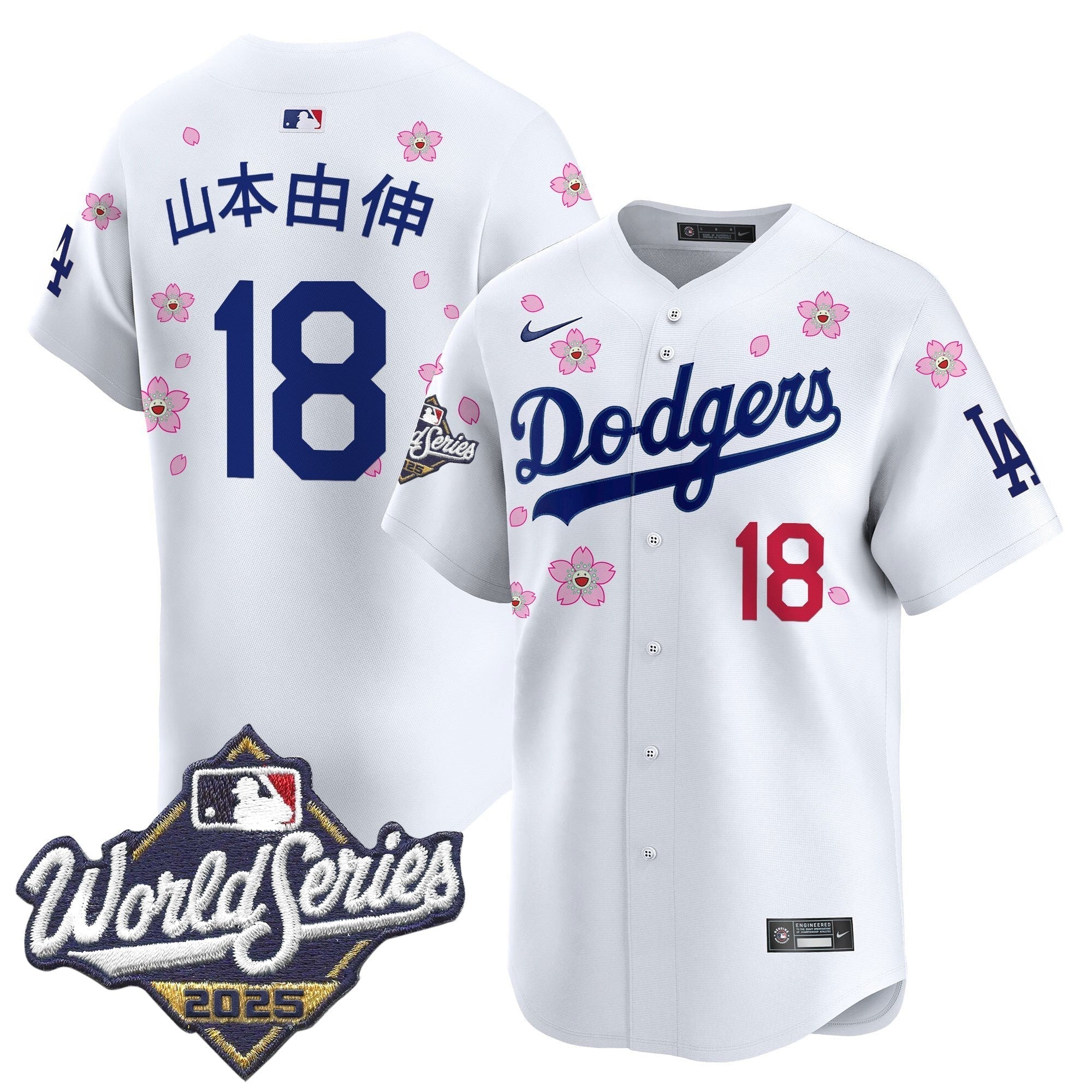 Dodgers 2025 World Series x Tokyo Series Vapor Premier Limited Jersey - Stitched