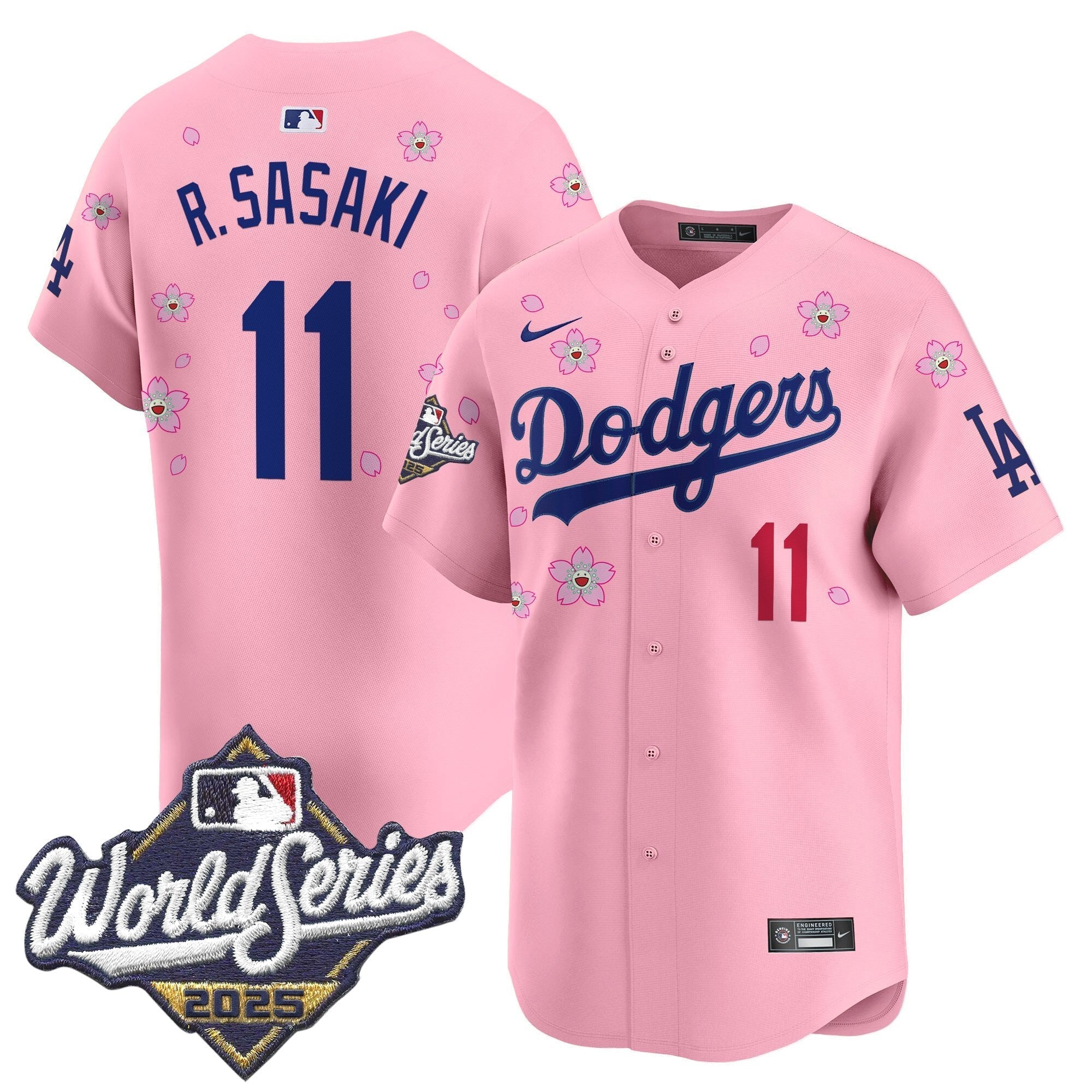 Dodgers 2025 World Series x Tokyo Series Vapor Premier Limited Jersey - Stitched