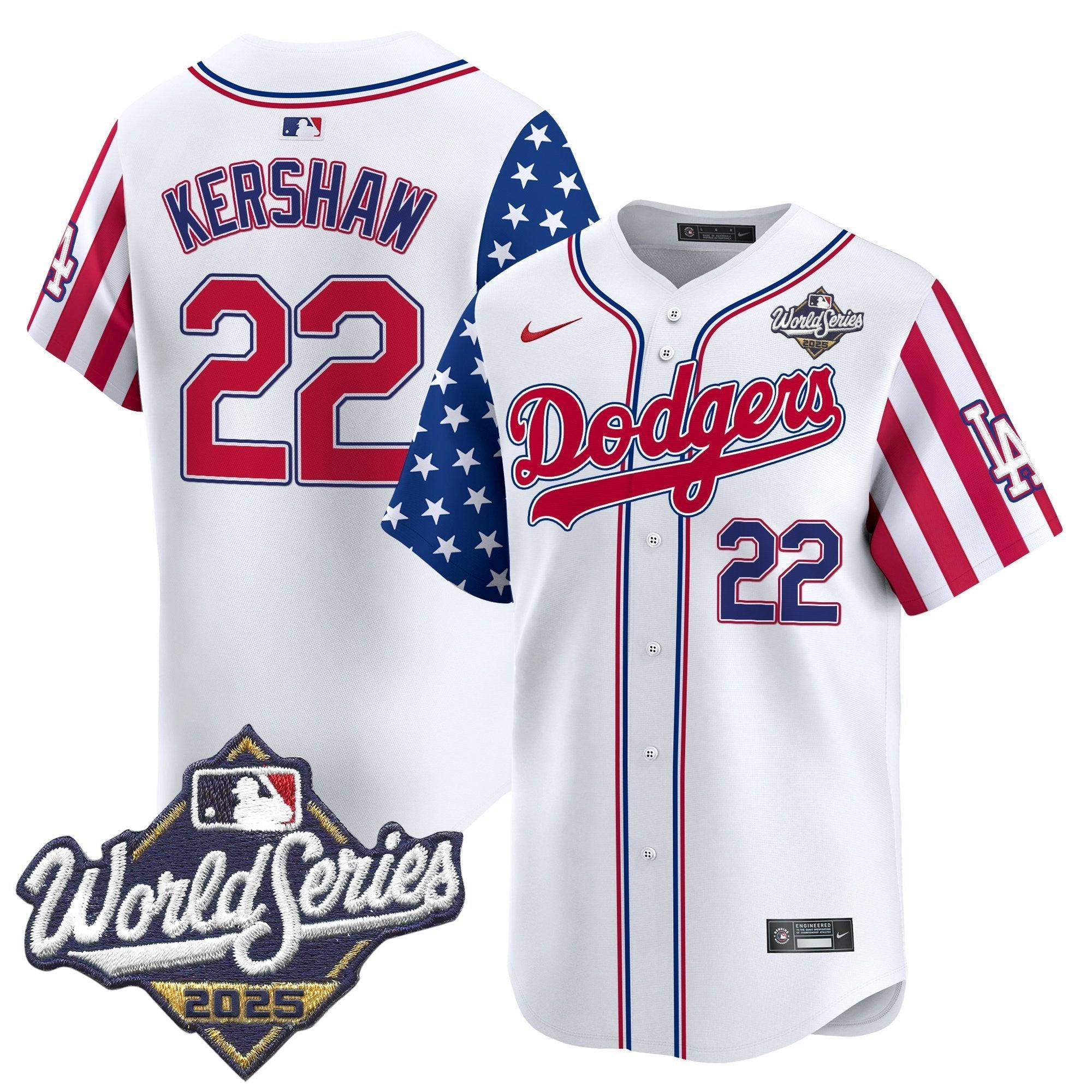LAD 2025 World Series Vapor Premier Limited Jersey - American Style - Stitched