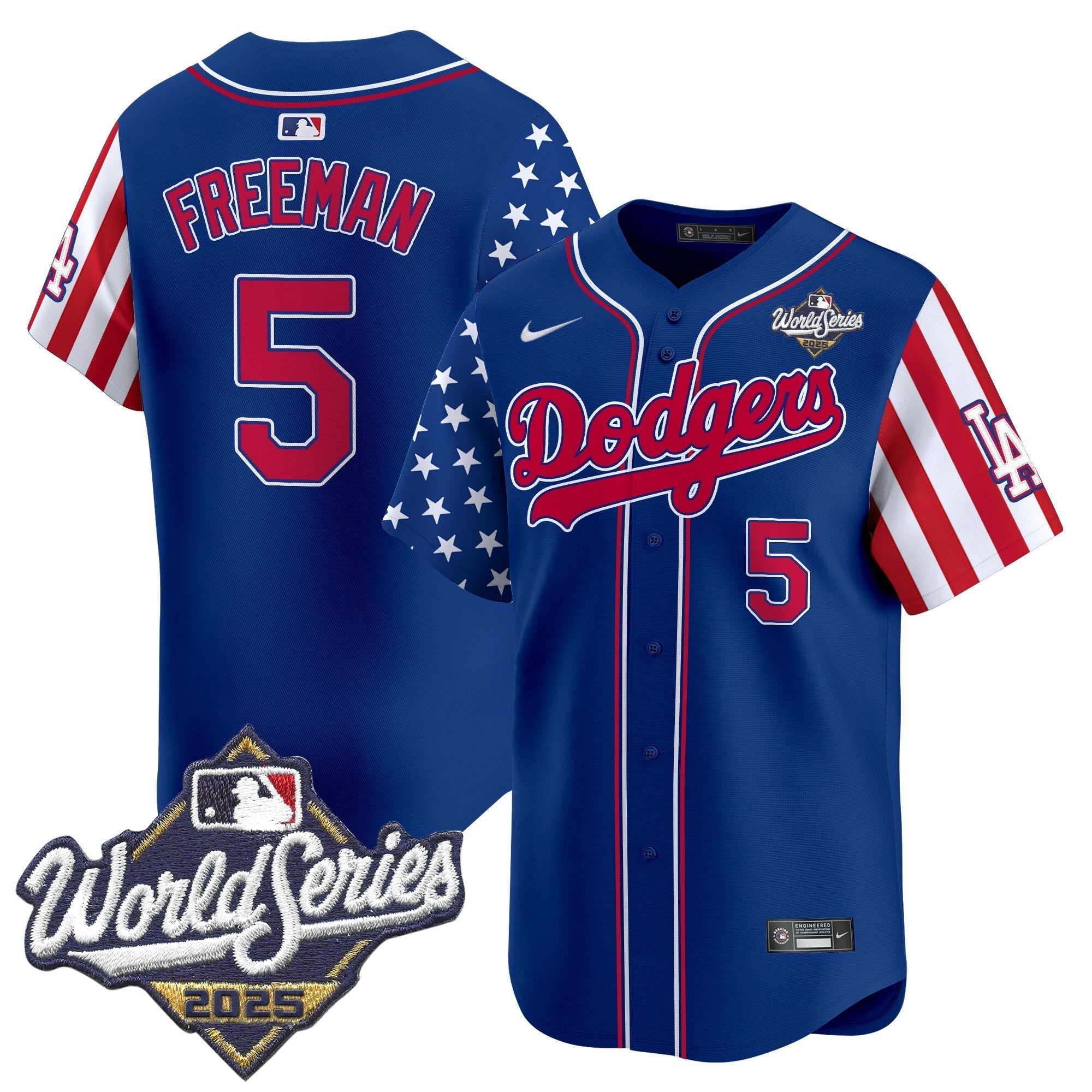LAD 2025 World Series Vapor Premier Limited Jersey - American Style - Stitched