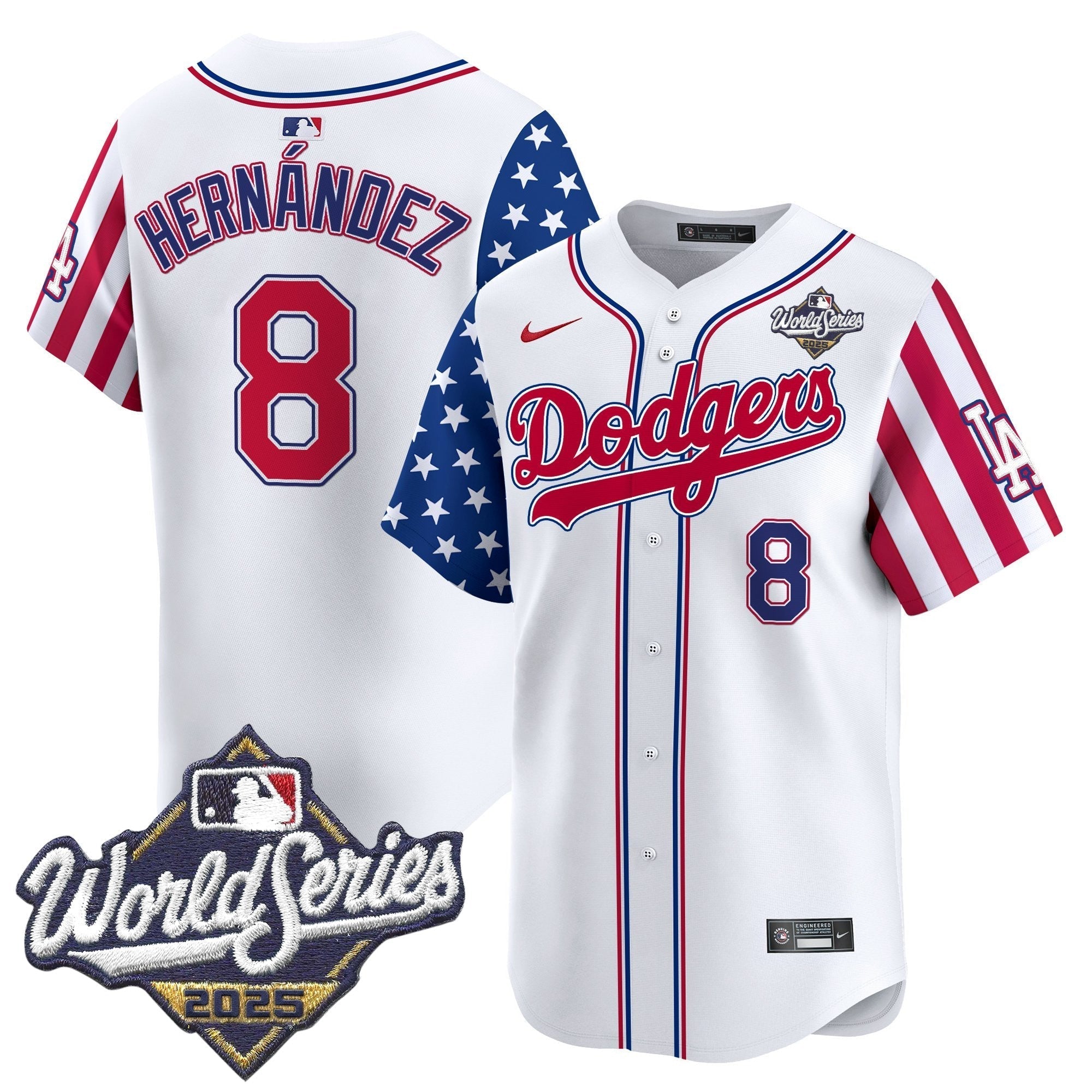 LAD 2025 World Series Vapor Premier Limited Jersey - American Style - Stitched