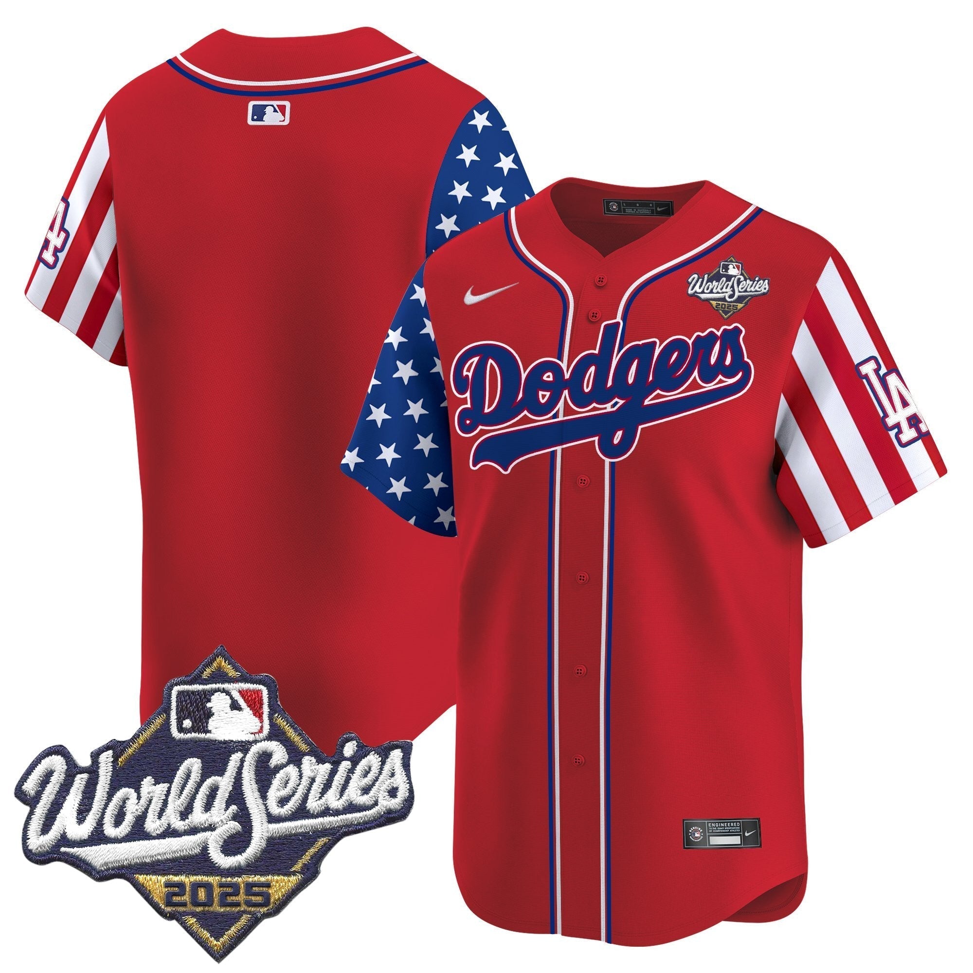 LAD 2025 World Series Vapor Premier Limited Jersey - American Style - Stitched