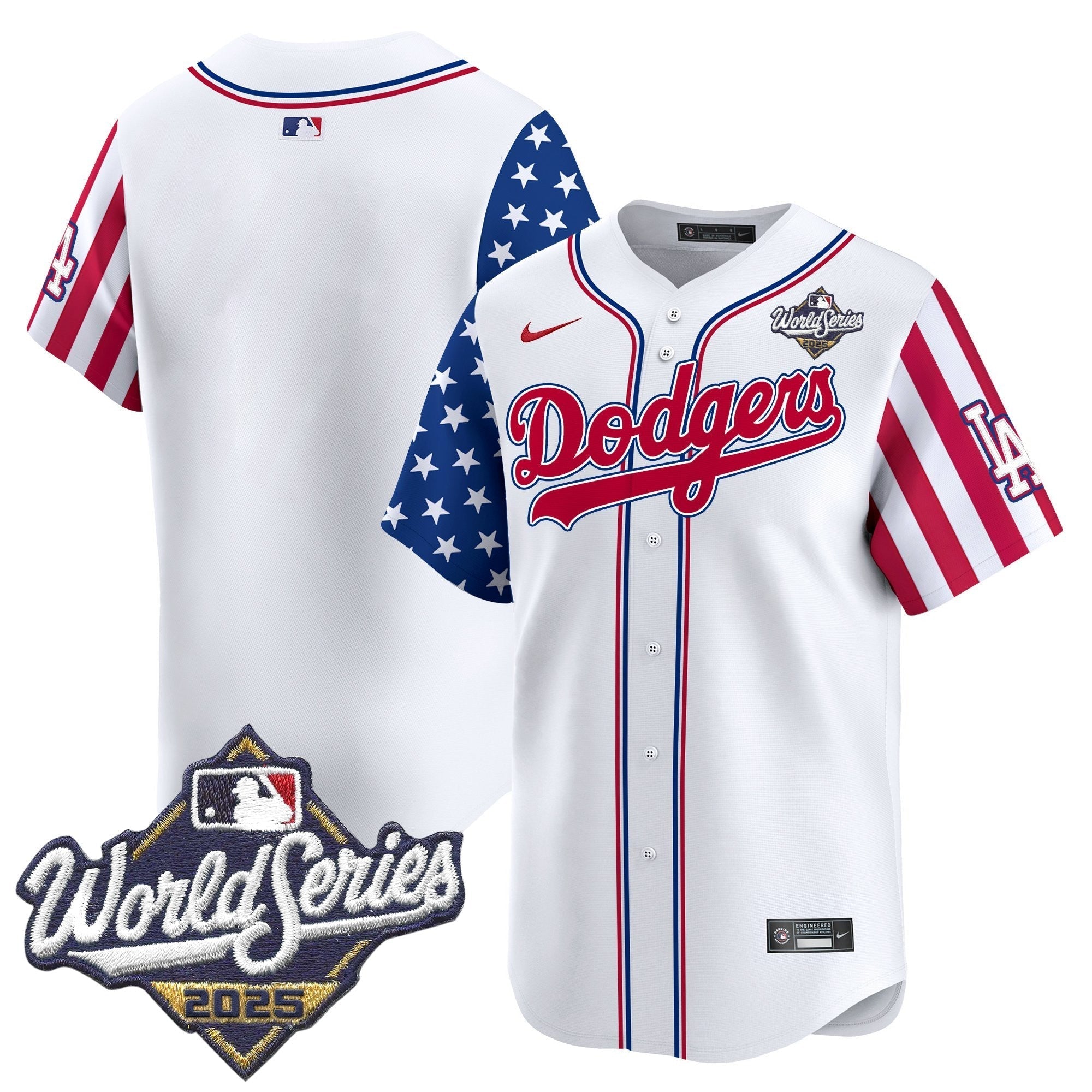 LAD 2025 World Series Vapor Premier Limited Jersey - American Style - Stitched
