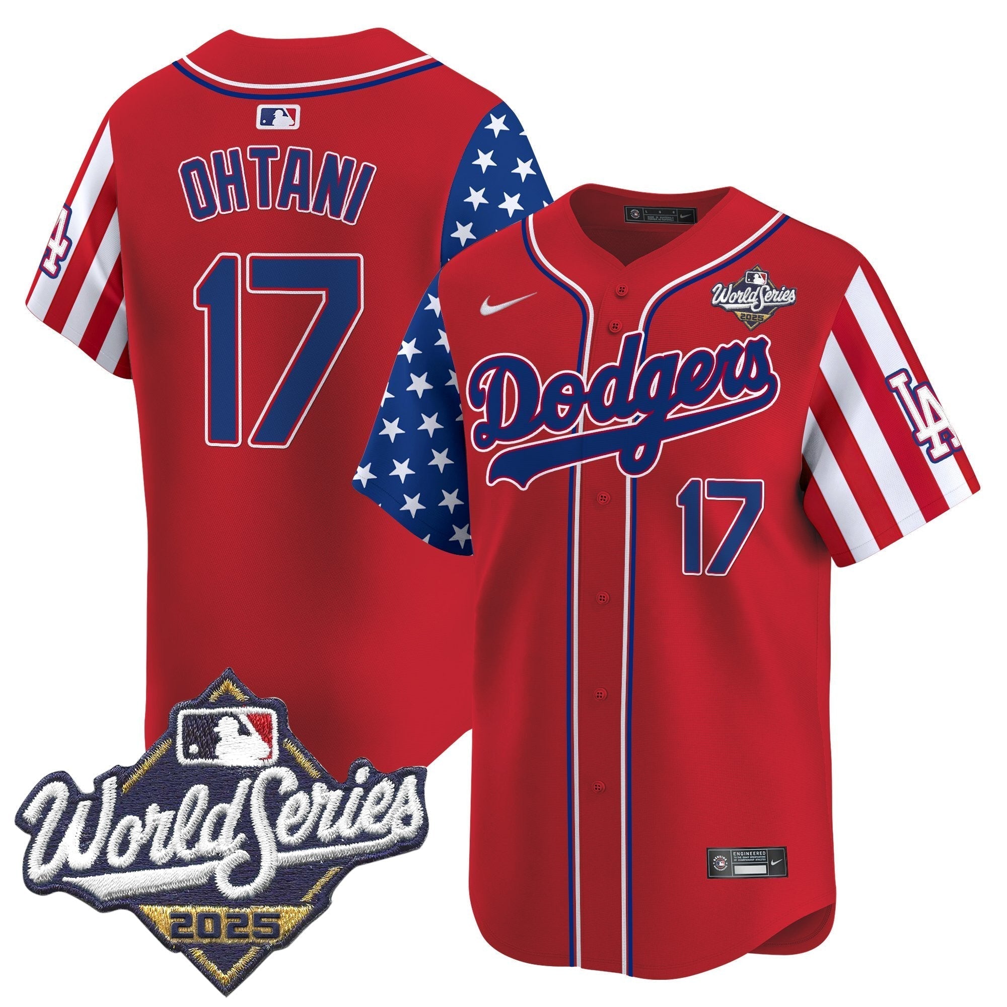 LAD 2025 World Series Vapor Premier Limited Jersey - American Style - Stitched