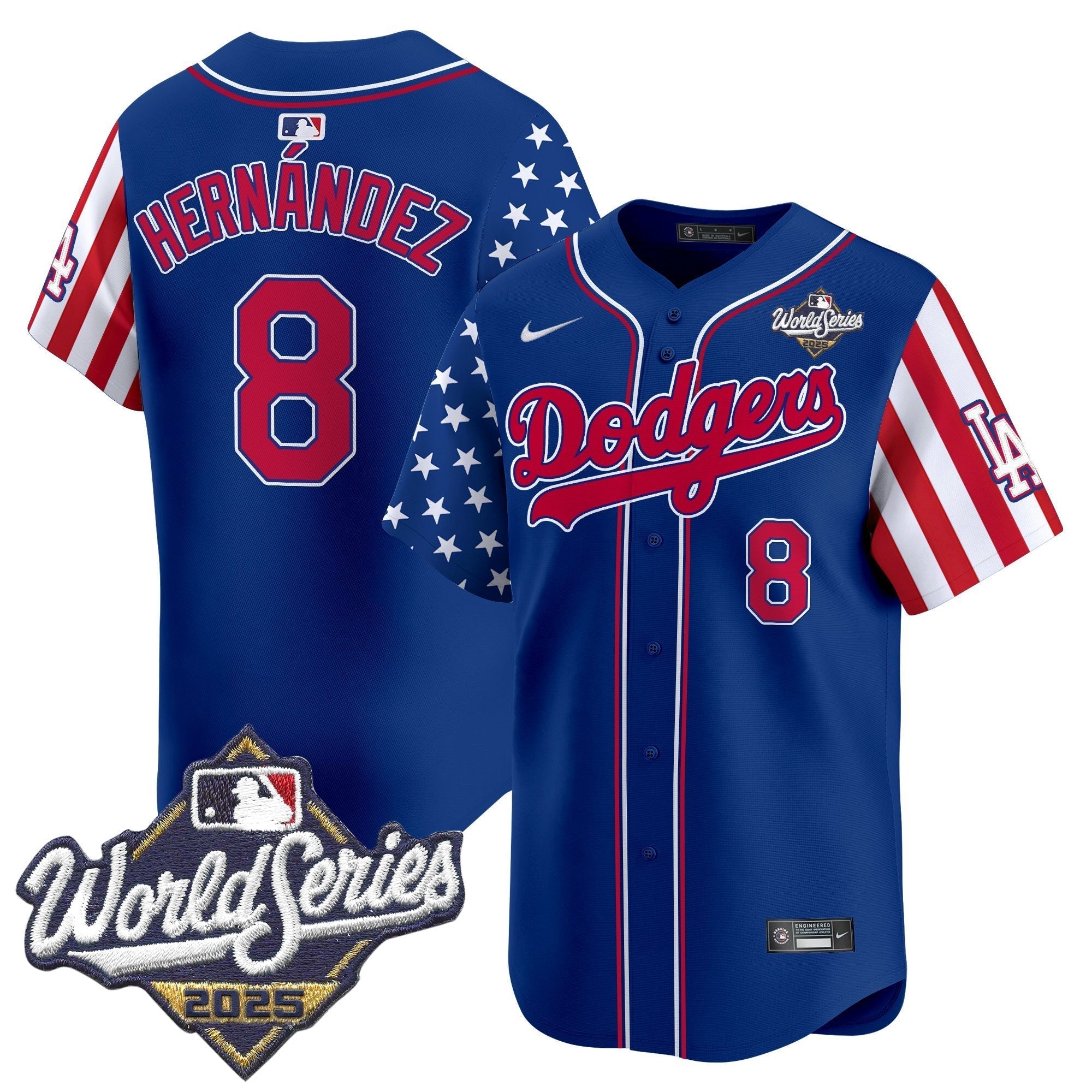 LAD 2025 World Series Vapor Premier Limited Jersey - American Style - Stitched