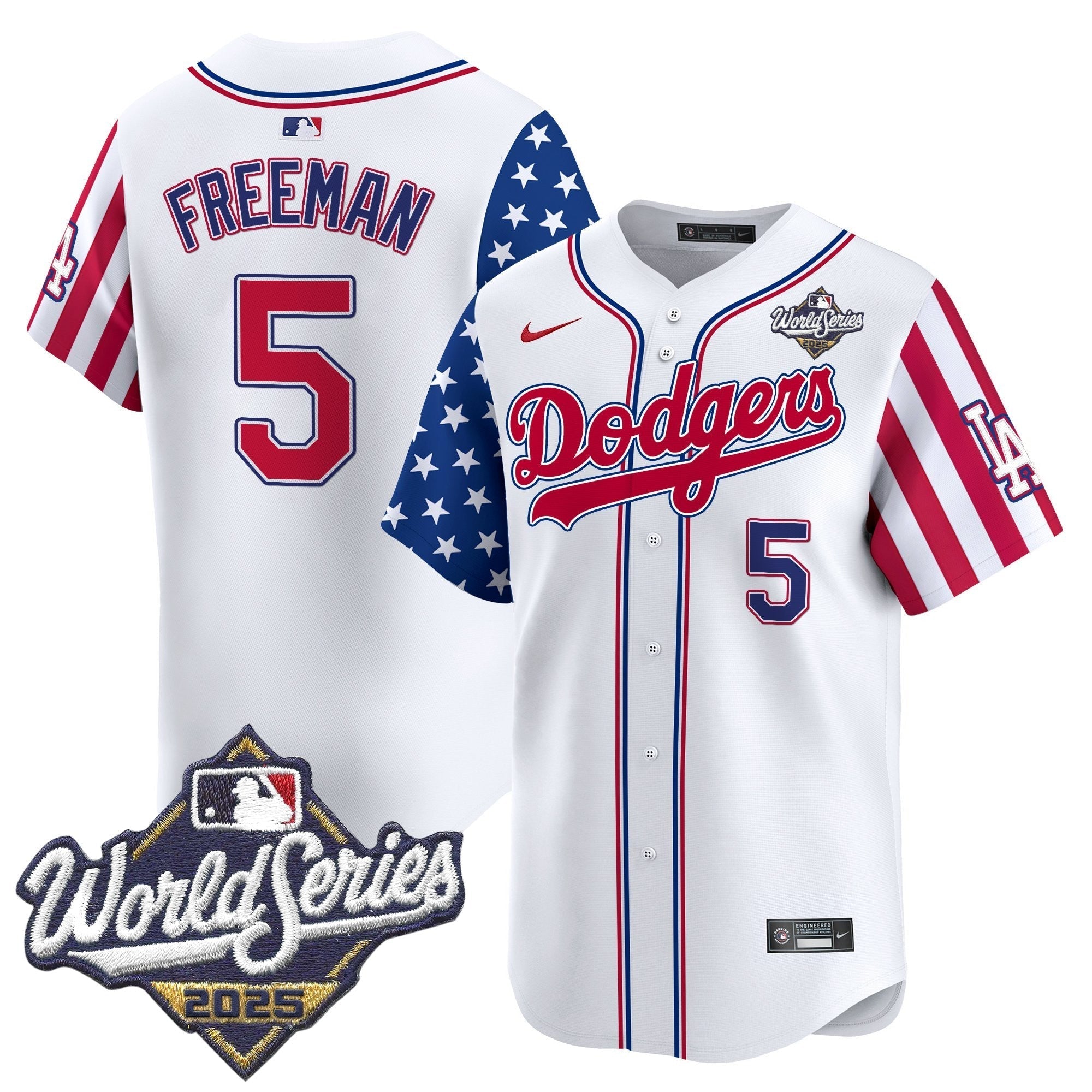 LAD 2025 World Series Vapor Premier Limited Jersey - American Style - Stitched