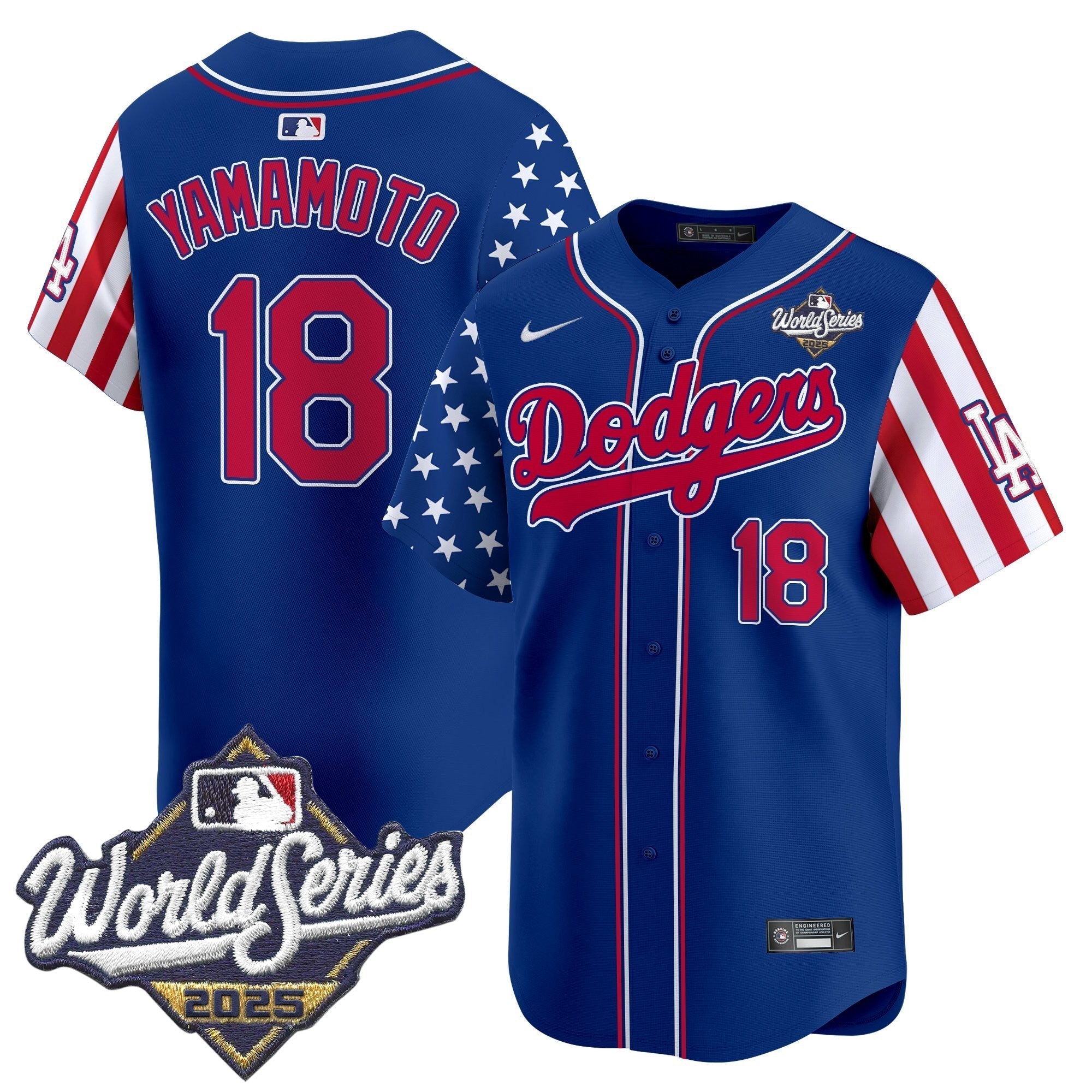 LAD 2025 World Series Vapor Premier Limited Jersey - American Style - Stitched