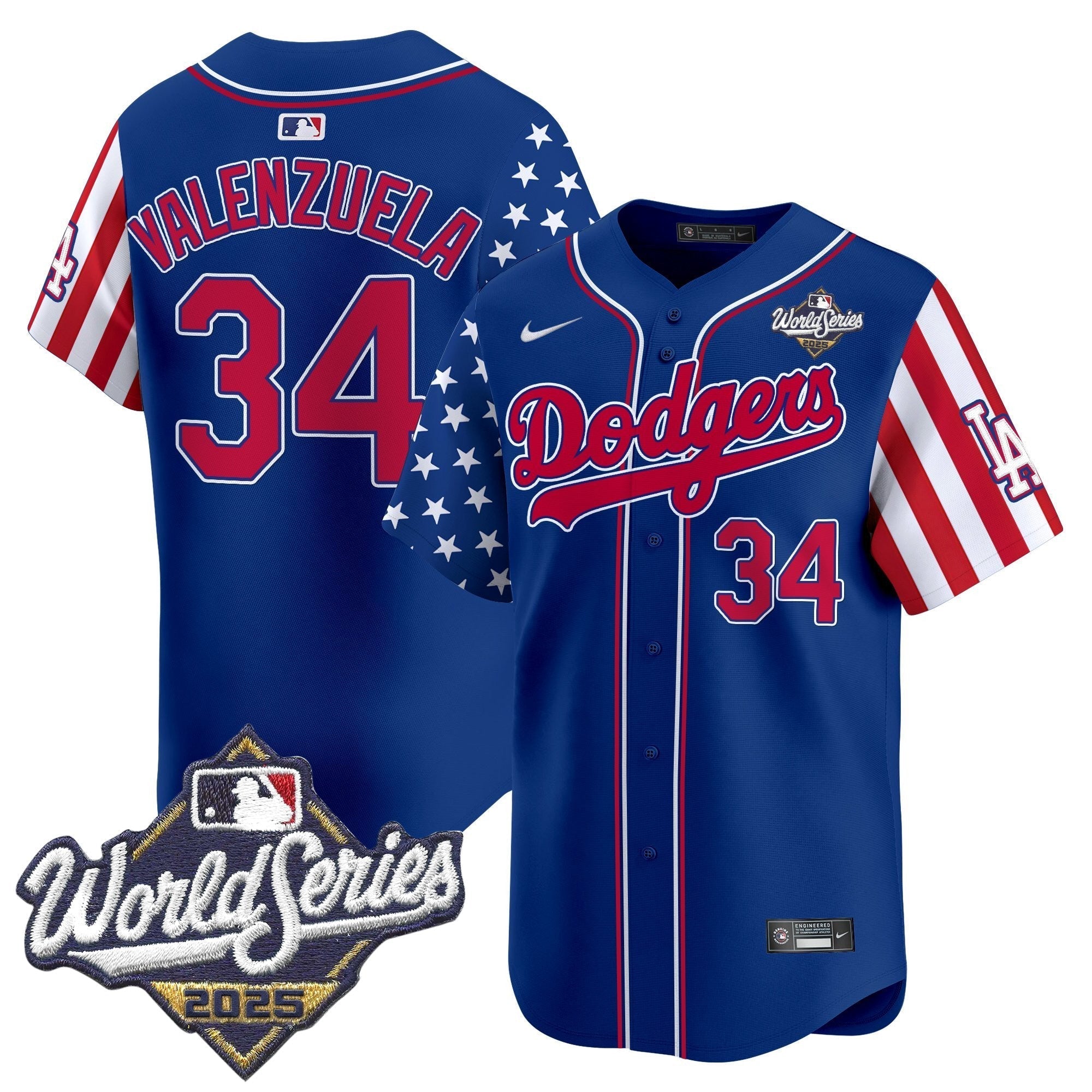 LAD 2025 World Series Vapor Premier Limited Jersey - American Style - Stitched