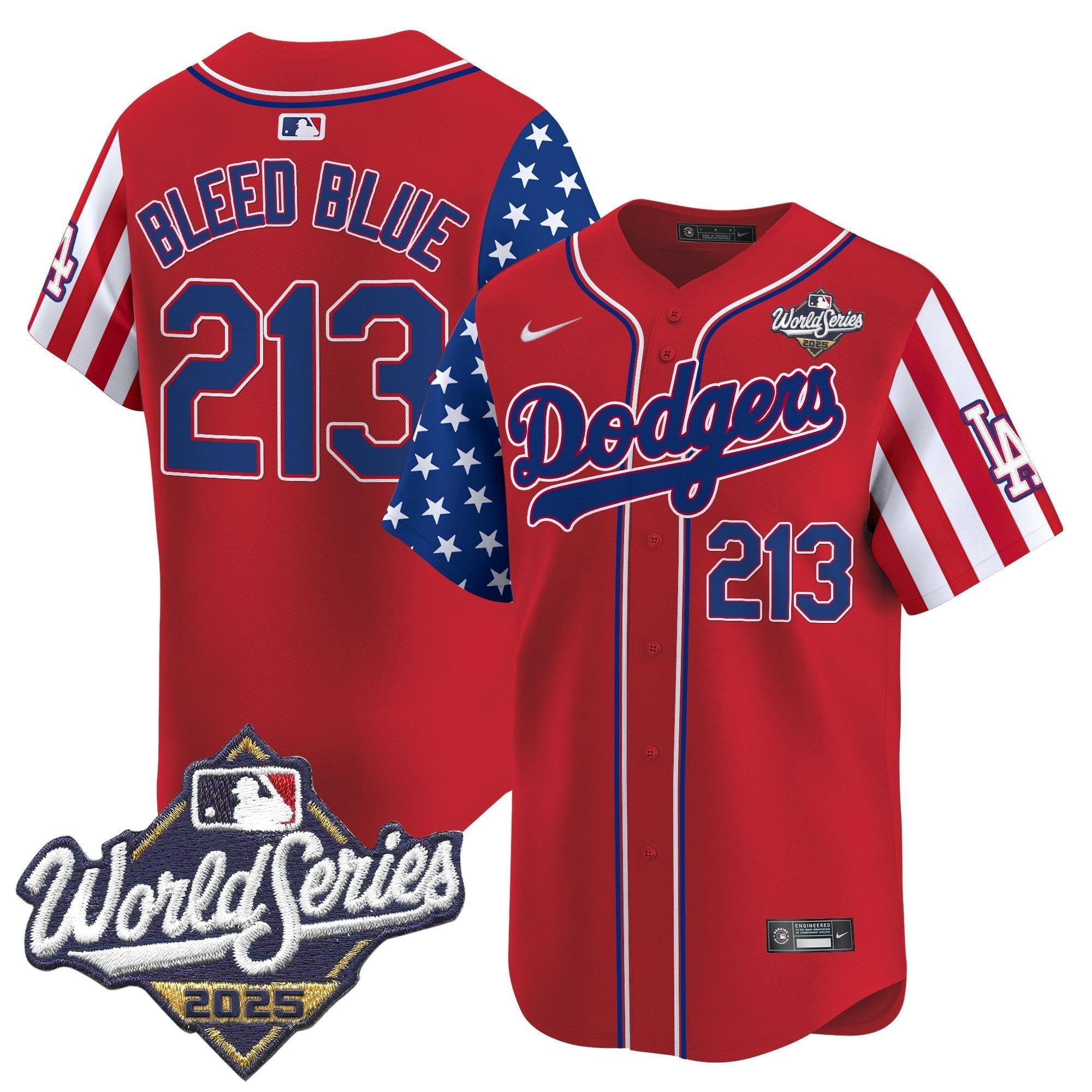 LAD 2025 World Series Vapor Premier Limited Jersey - American Style - Stitched