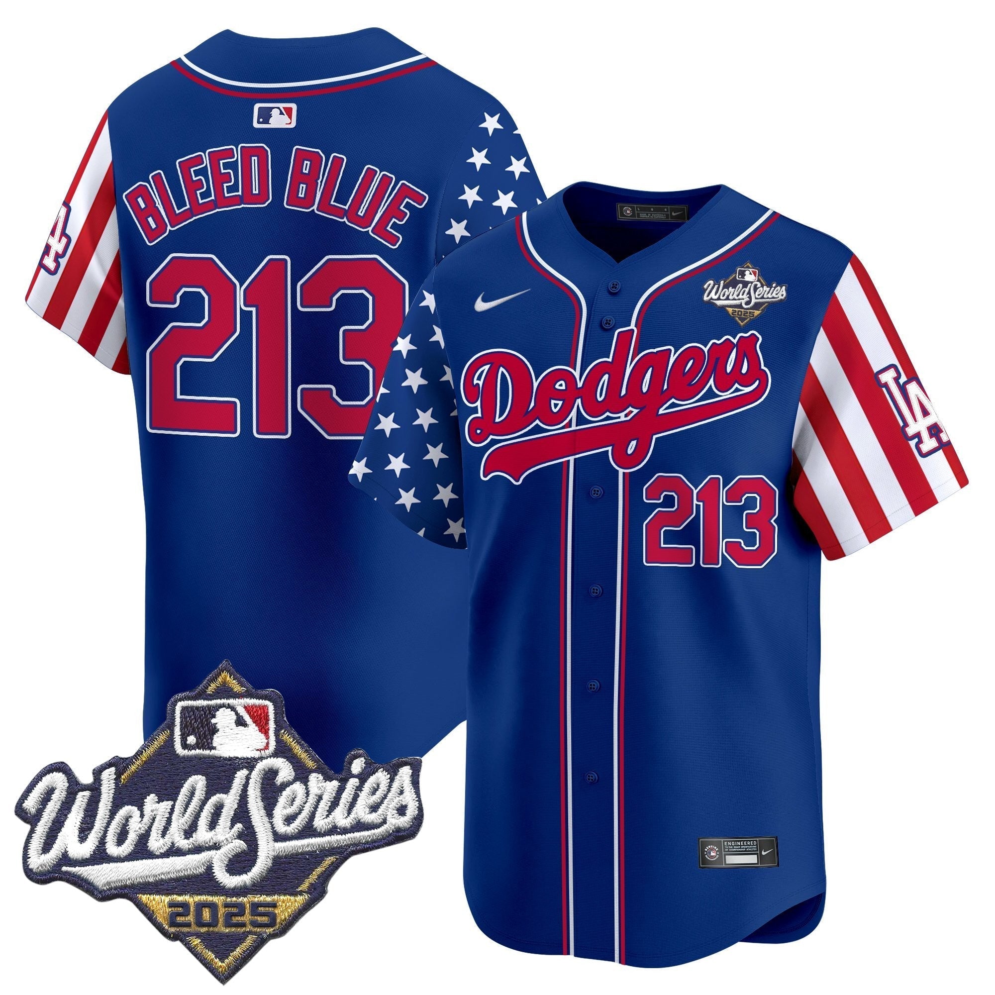 LAD 2025 World Series Vapor Premier Limited Jersey - American Style - Stitched