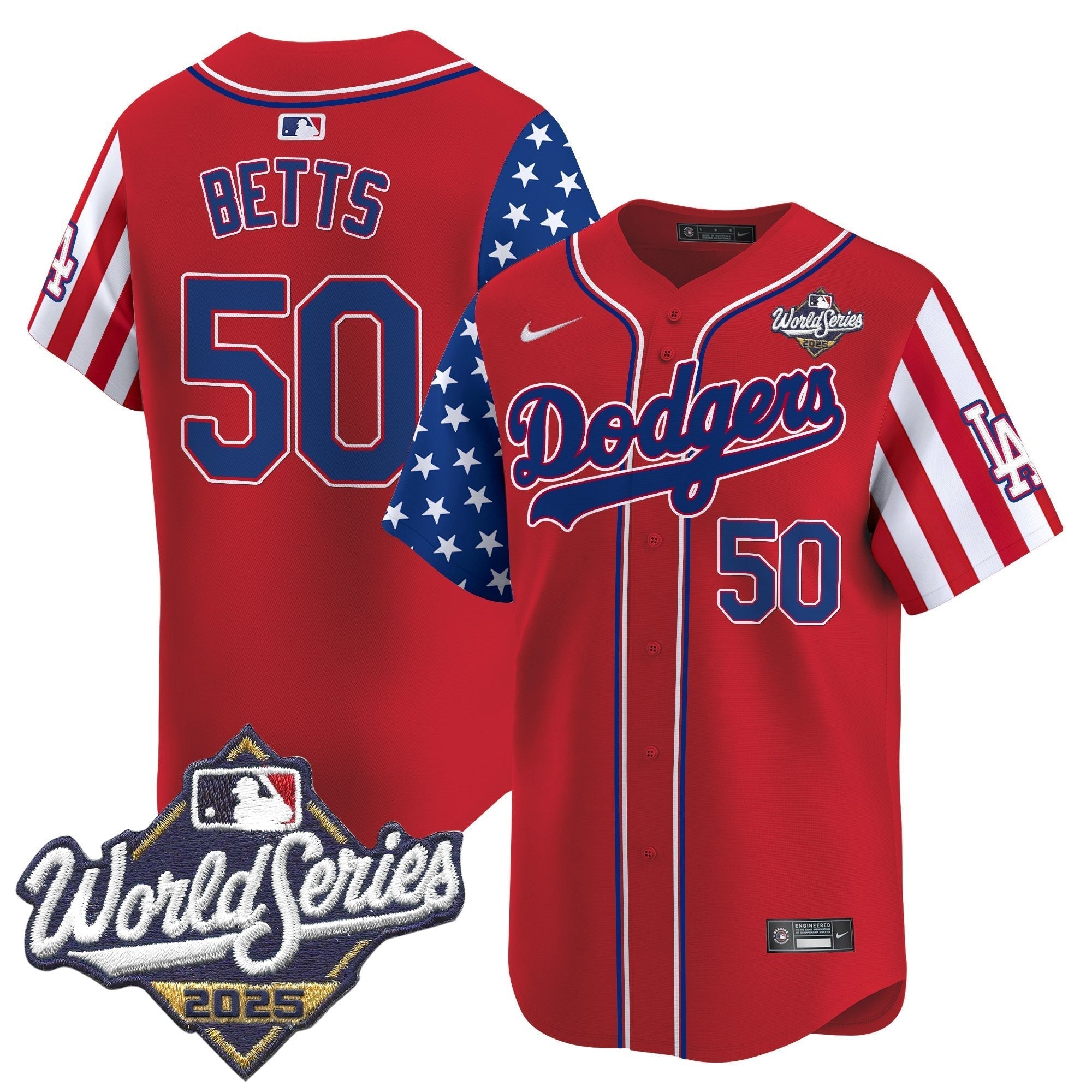 LAD 2025 World Series Vapor Premier Limited Jersey - American Style - Stitched