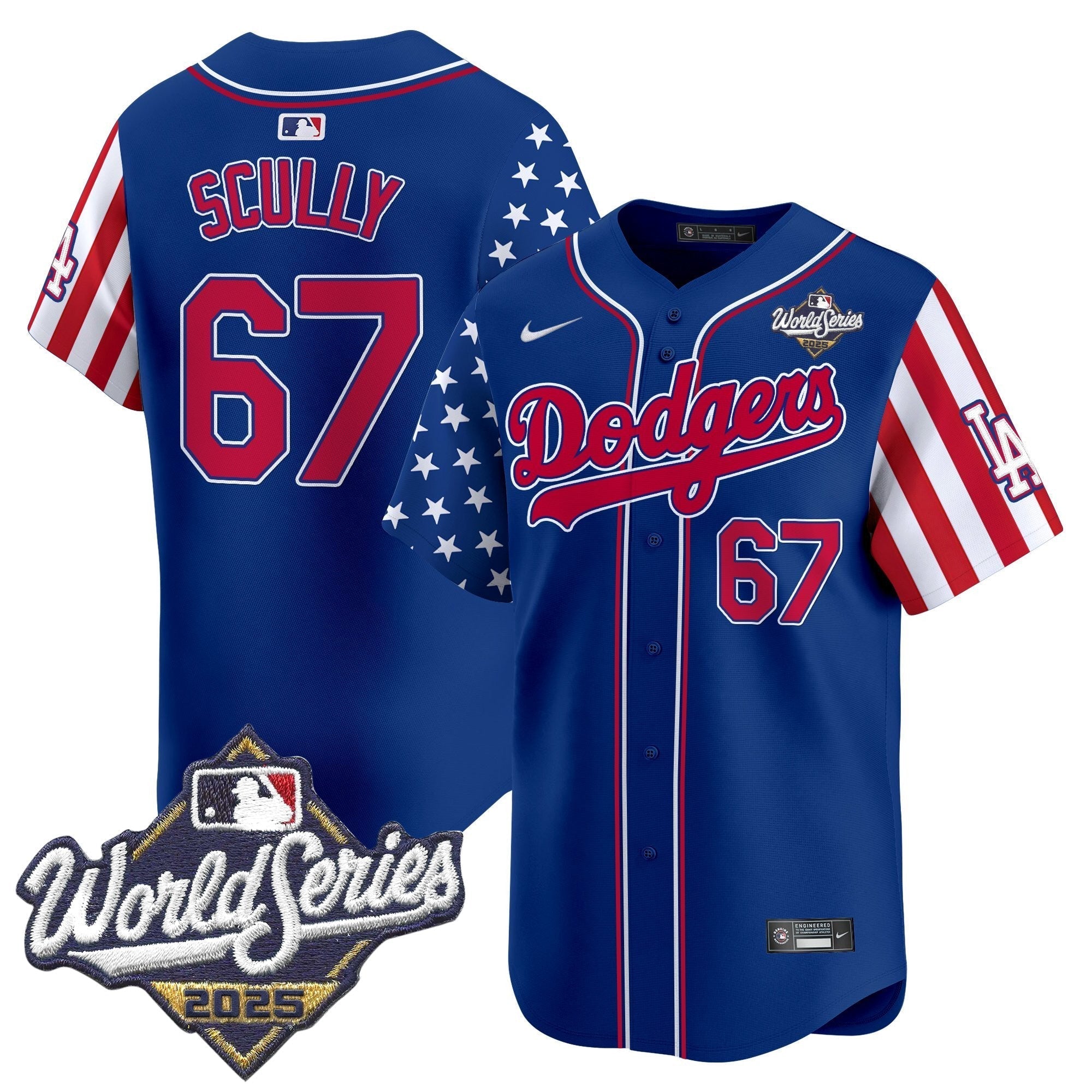 LAD 2025 World Series Vapor Premier Limited Jersey - American Style - Stitched