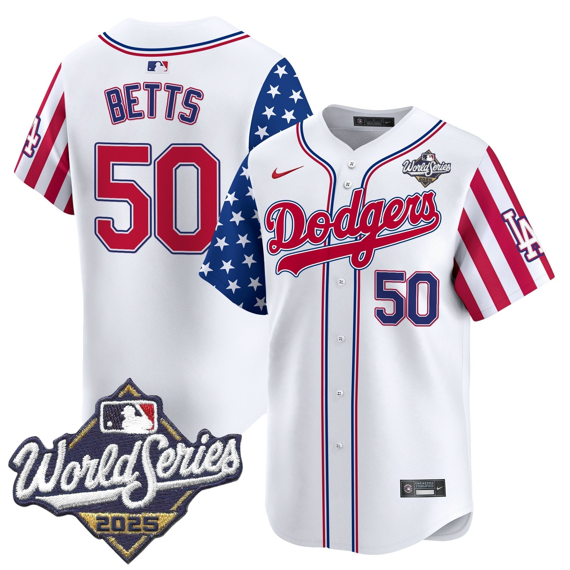 LAD 2025 World Series Vapor Premier Limited Jersey - American Style - Stitched