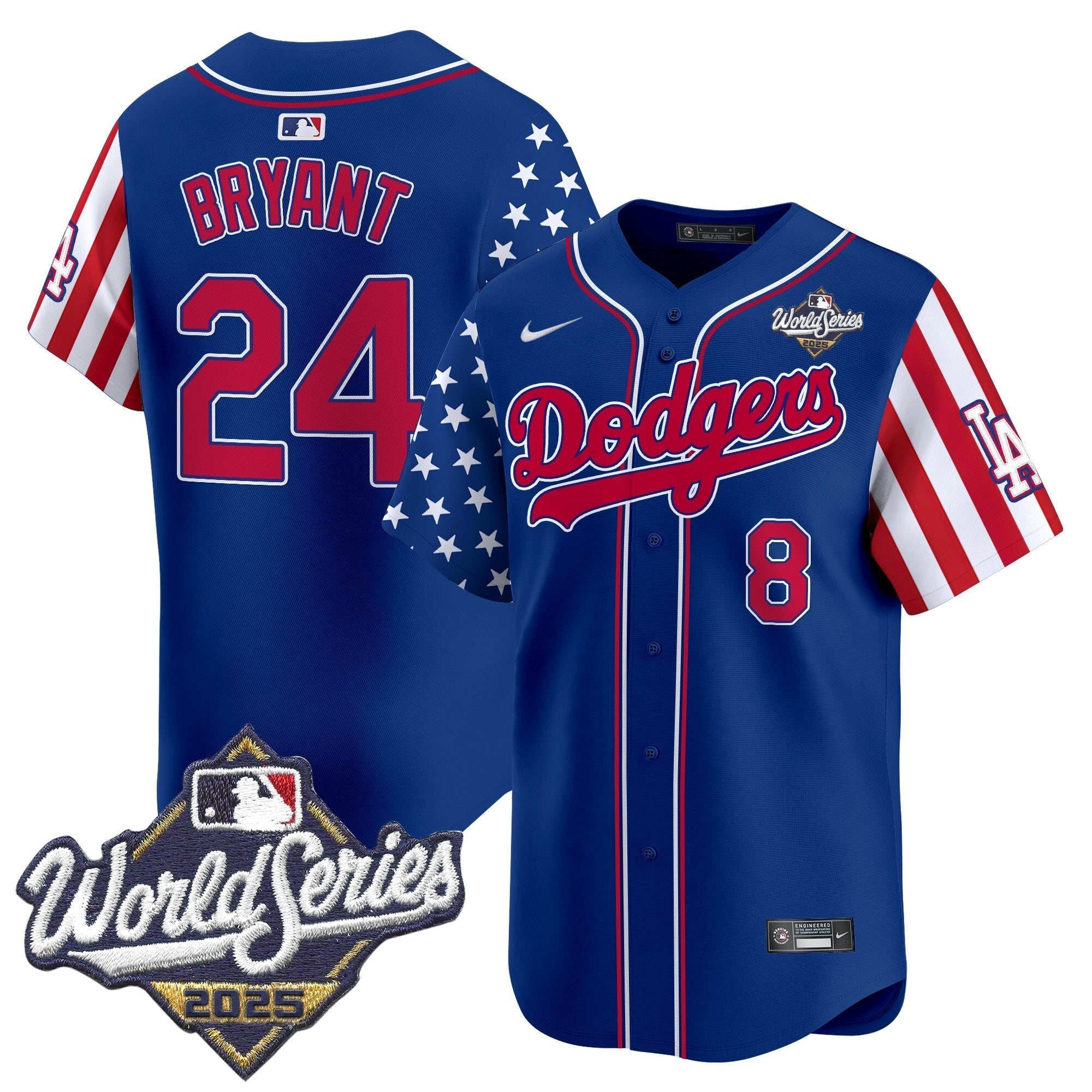 LAD 2025 World Series Vapor Premier Limited Jersey - American Style - Stitched