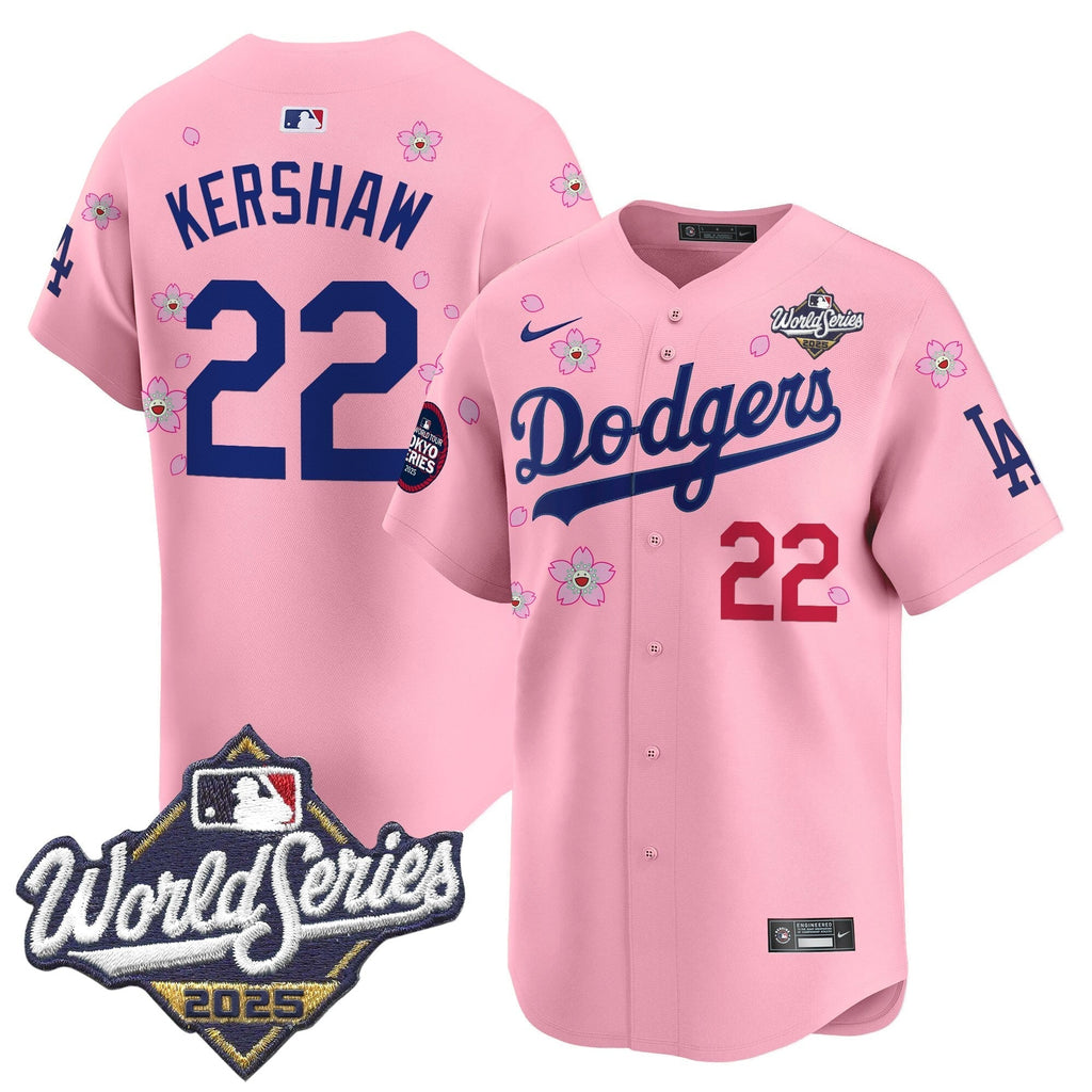 LAD 2025 World Series x Tokyo Series Vapor Premier Limited Jersey V2 - Stitched