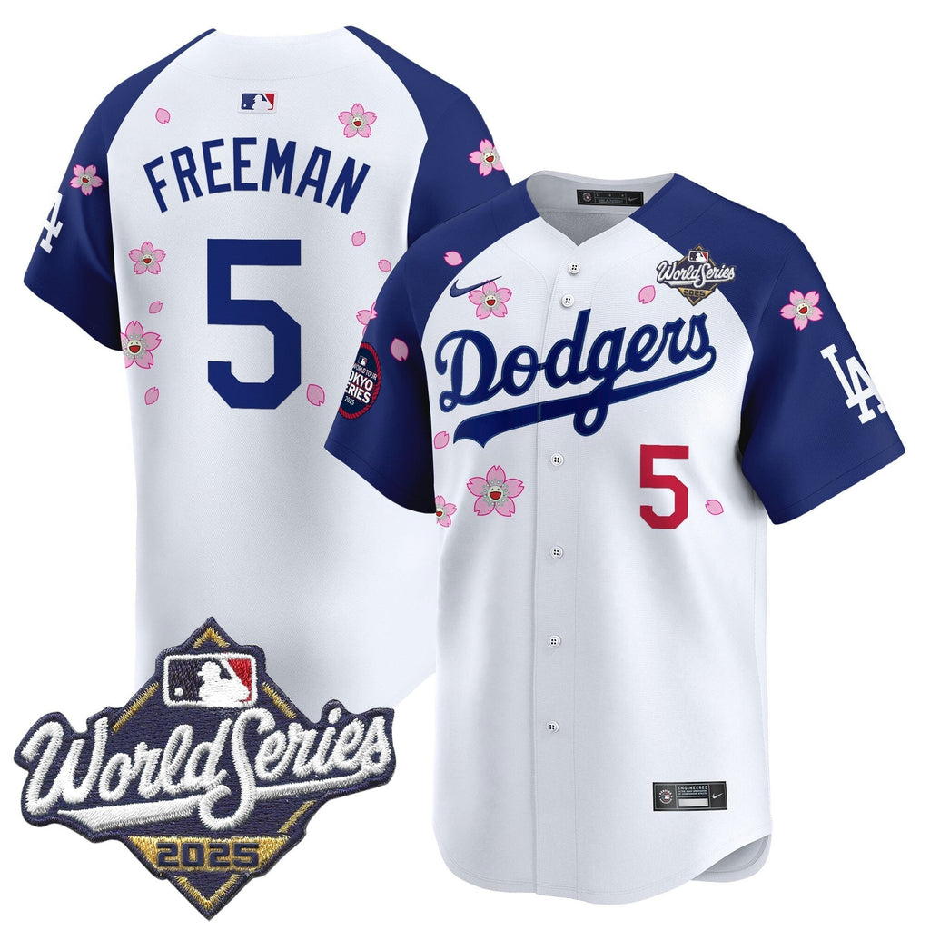 LAD 2025 World Series x Tokyo Series Vapor Premier Limited Jersey V2 - Stitched