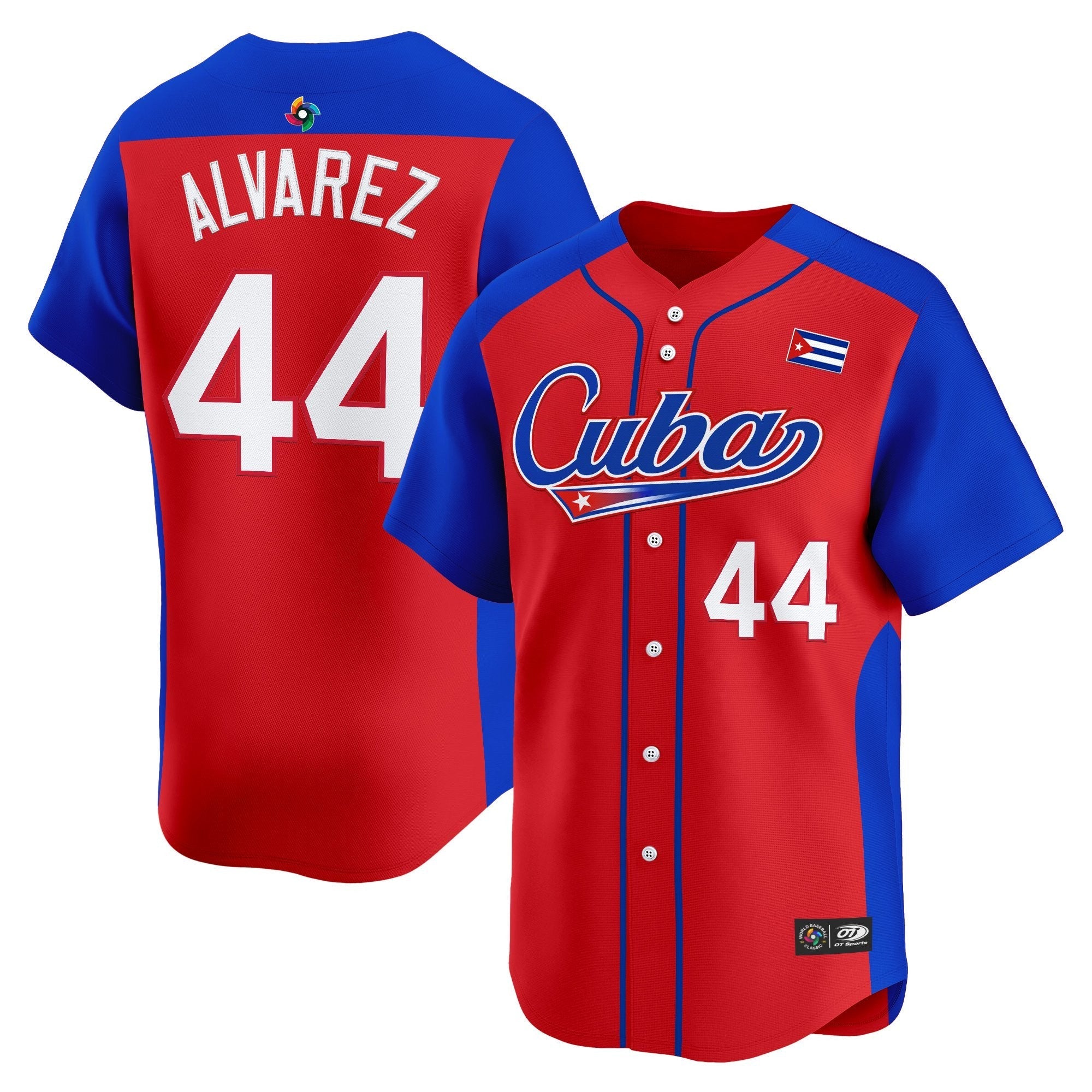 Team Cuba World Baseball Classic Vapor Premier Jersey - 2026 Roster - Stitched