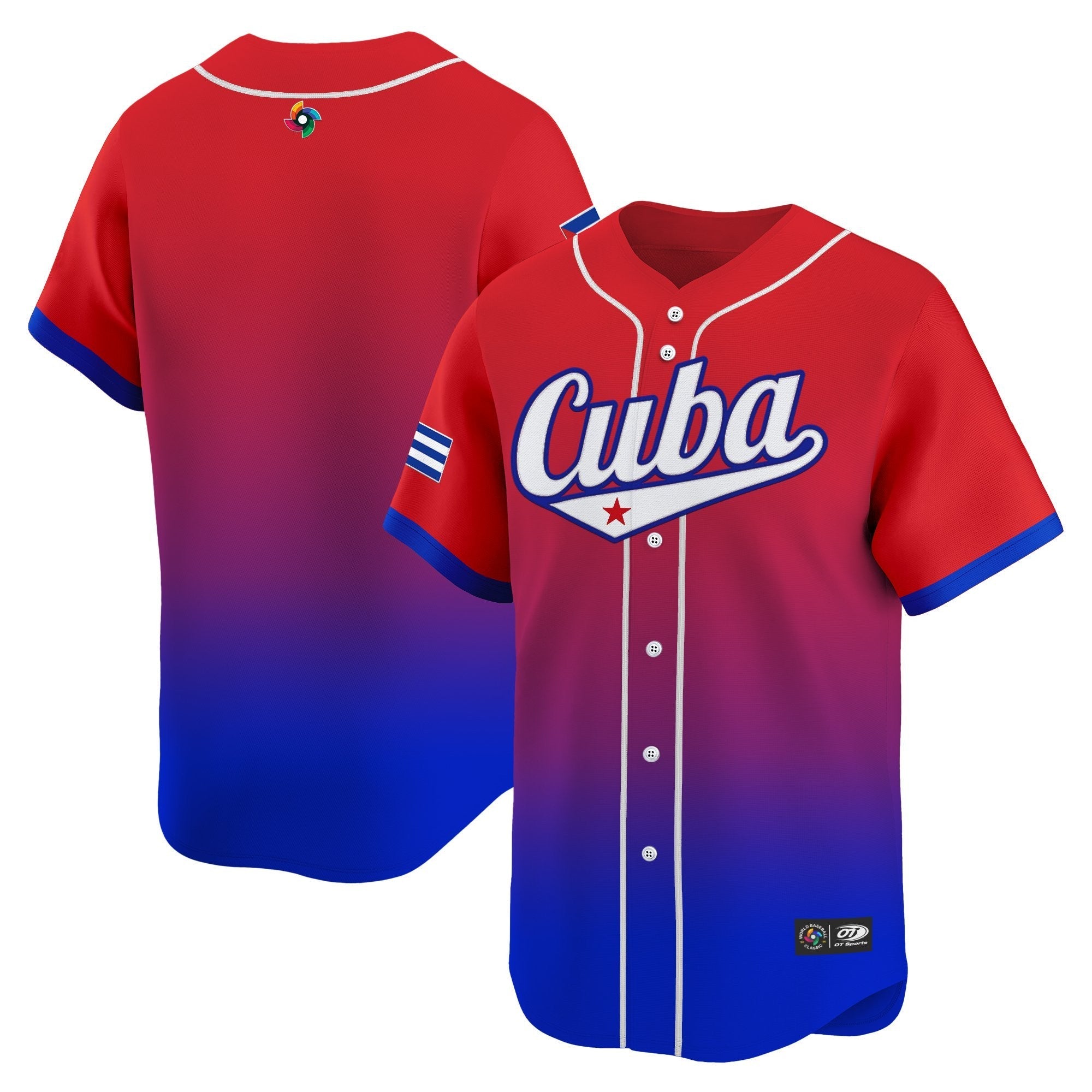 Team Cuba World Baseball Classic Vapor Premier Jersey - 2026 Roster - Stitched