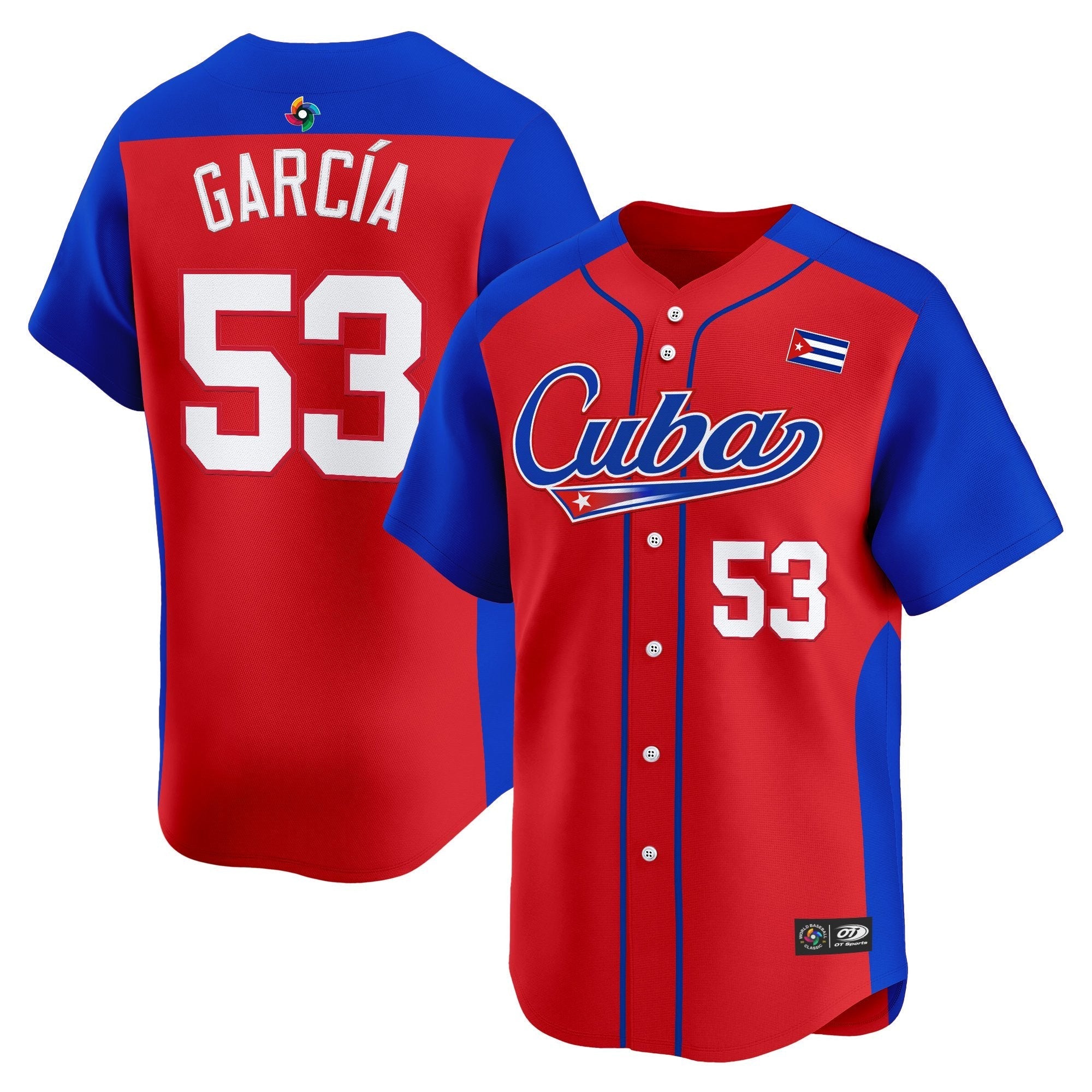 Team Cuba World Baseball Classic Vapor Premier Jersey - 2026 Roster - Stitched