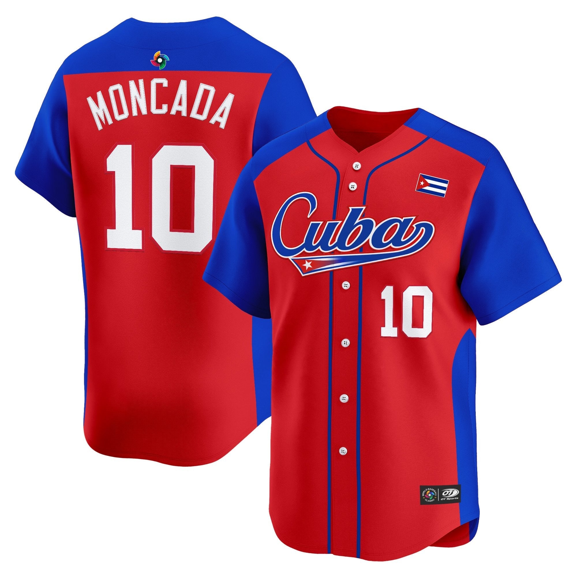 Team Cuba World Baseball Classic Vapor Premier Jersey - 2026 Roster - Stitched