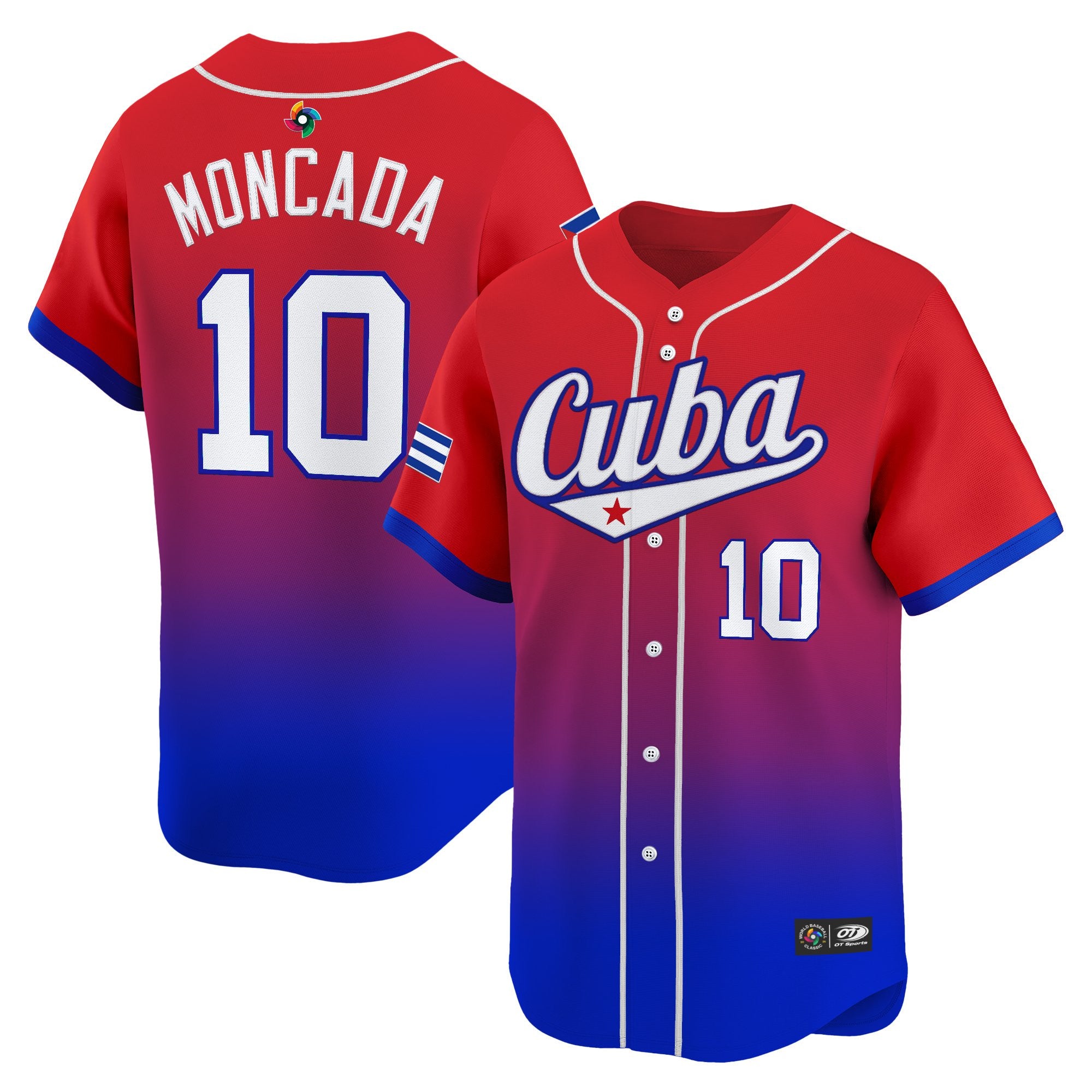 Team Cuba World Baseball Classic Vapor Premier Jersey - 2026 Roster - Stitched