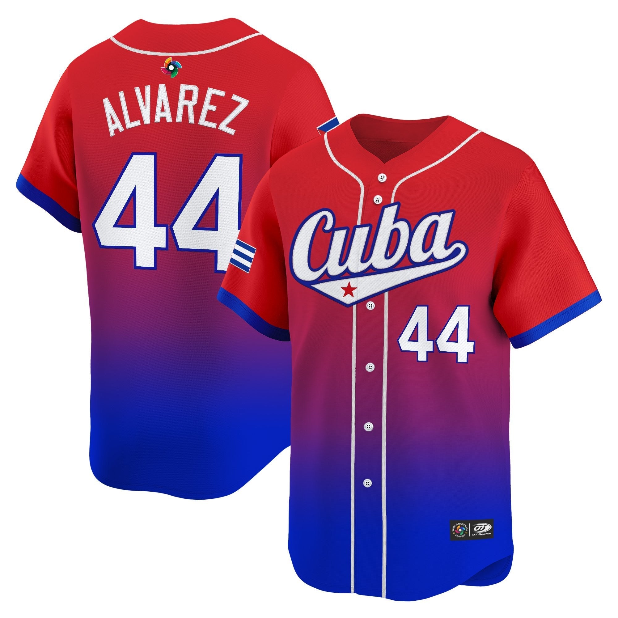 Team Cuba World Baseball Classic Vapor Premier Jersey - 2026 Roster - Stitched