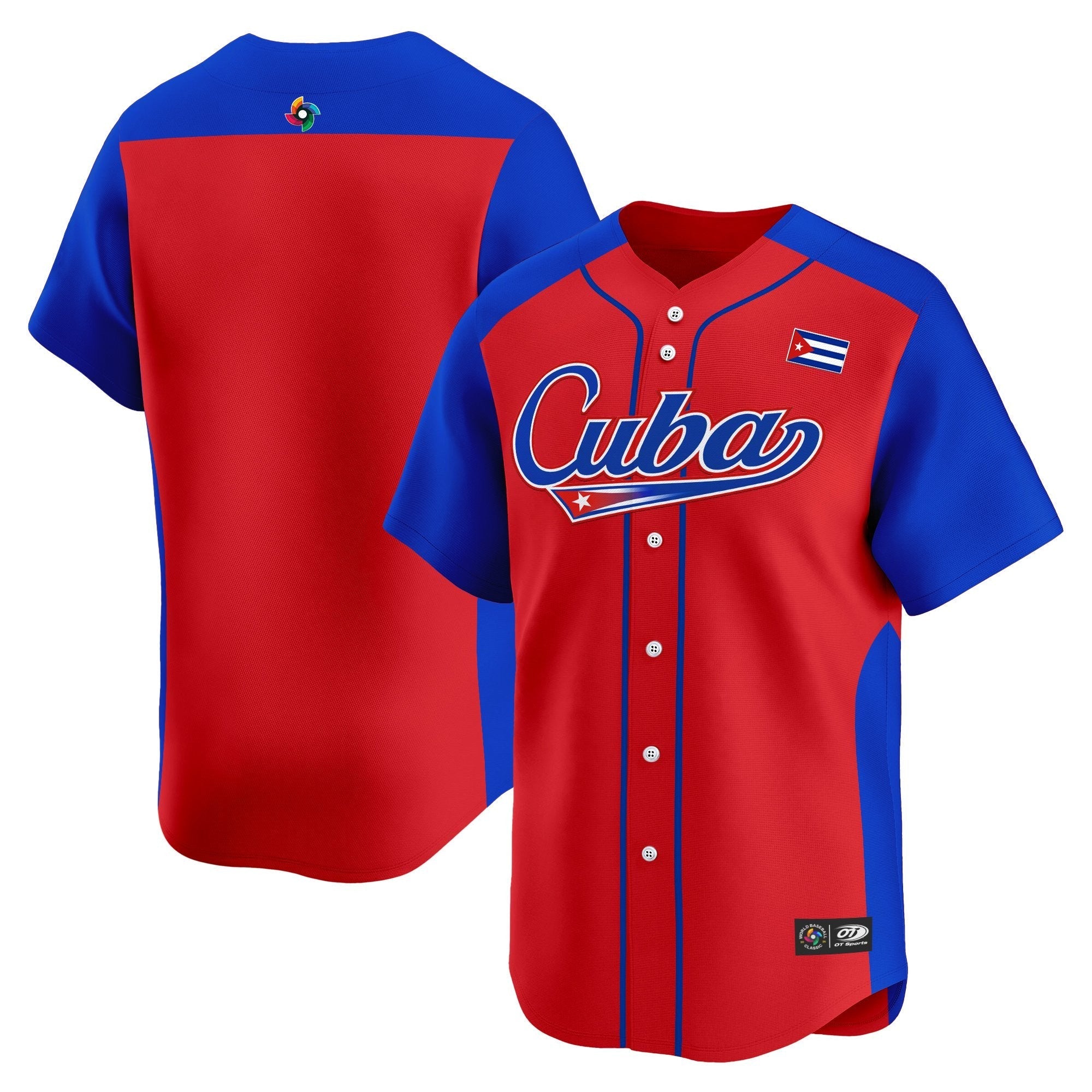 Team Cuba World Baseball Classic Vapor Premier Jersey - 2026 Roster - Stitched