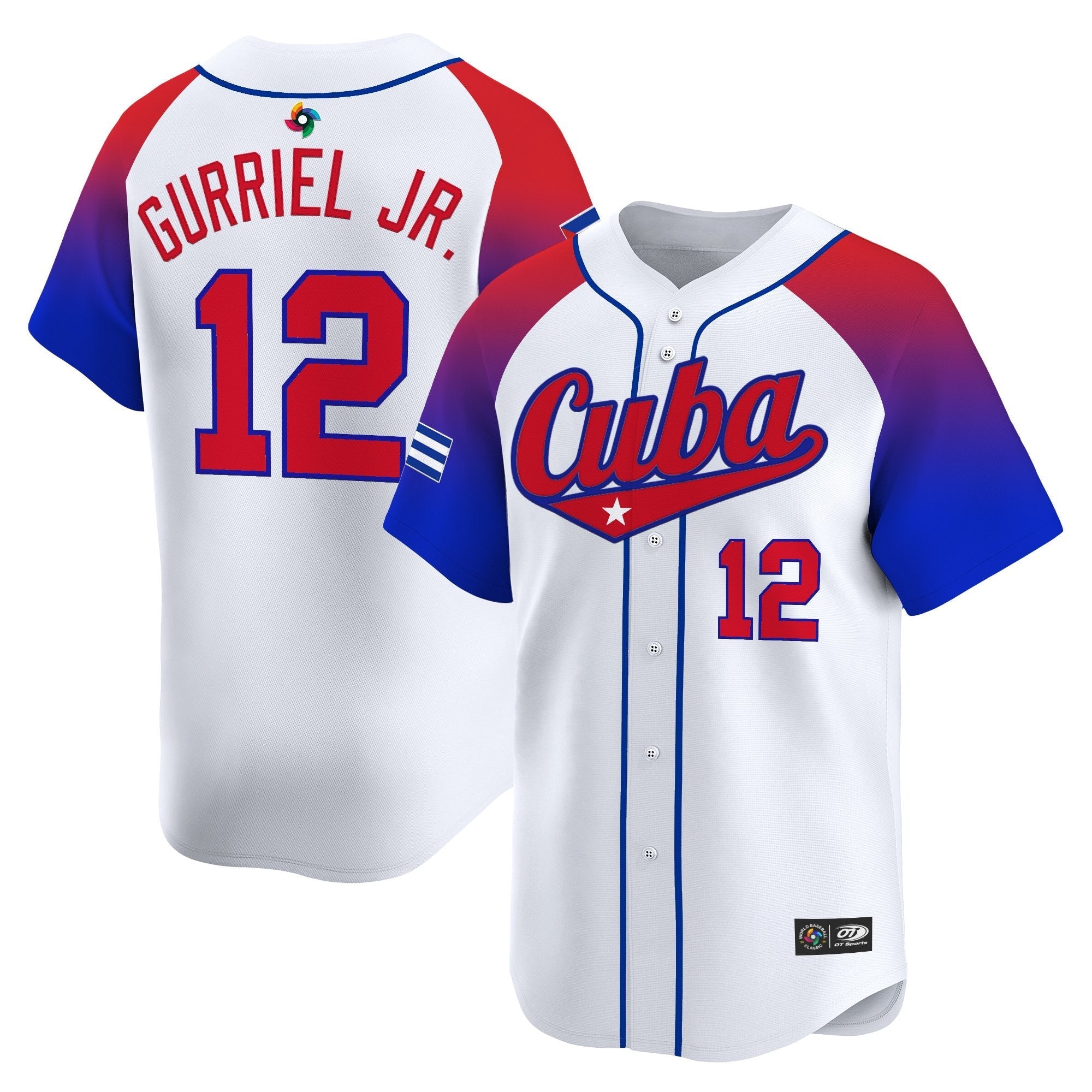 Team Cuba World Baseball Classic Vapor Premier Jersey - 2026 Roster - Stitched