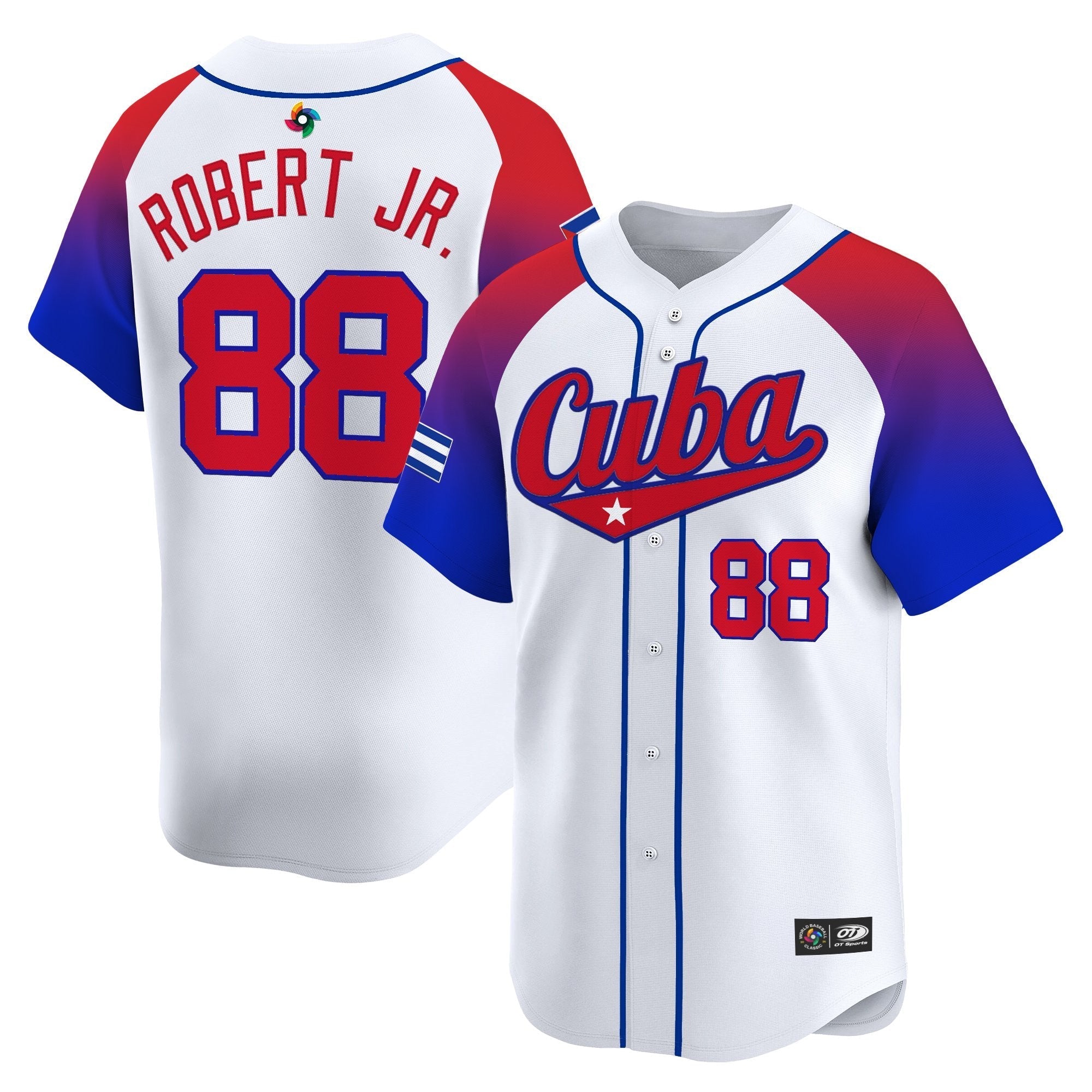Team Cuba World Baseball Classic Vapor Premier Jersey - 2026 Roster - Stitched