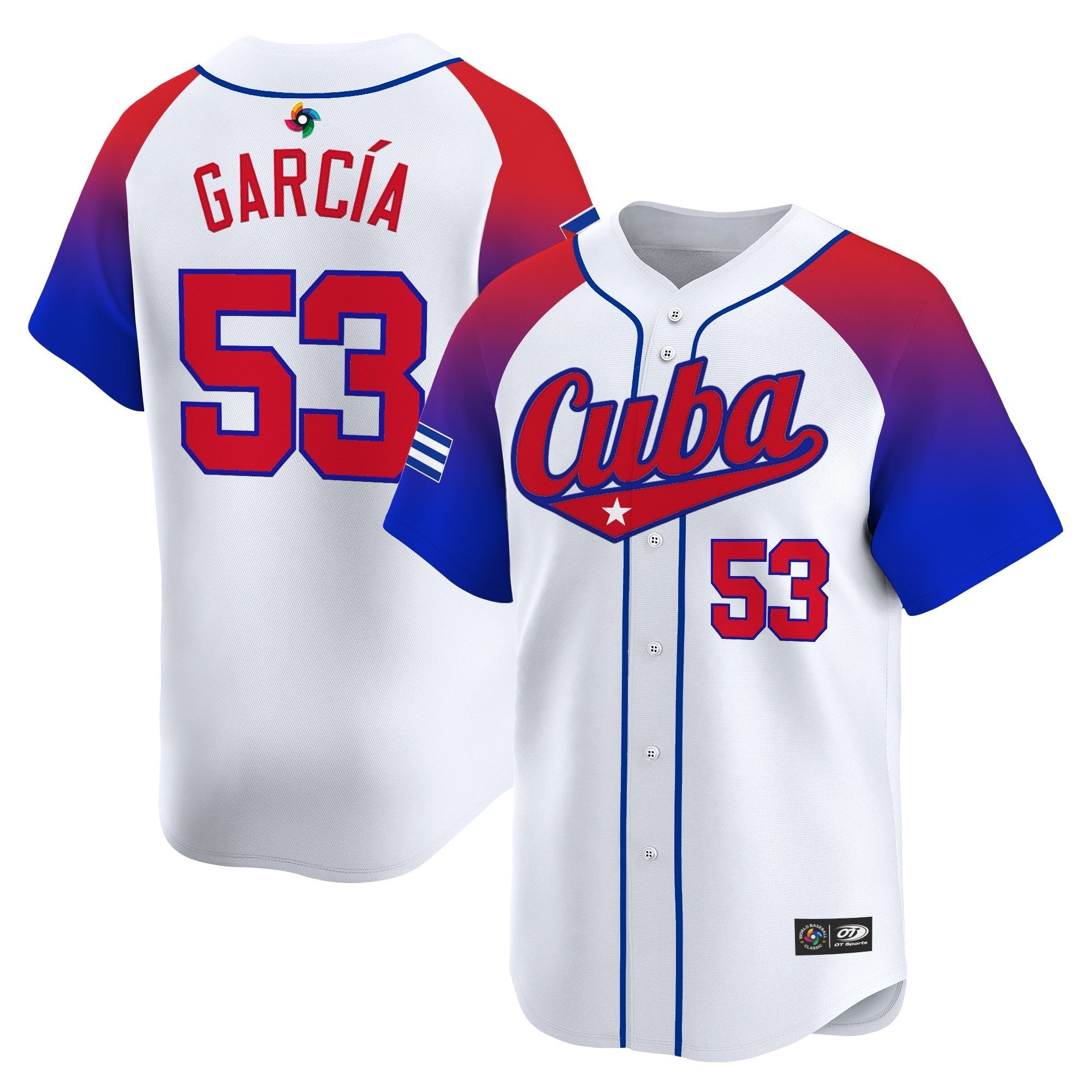 Team Cuba World Baseball Classic Vapor Premier Jersey - 2026 Roster - Stitched