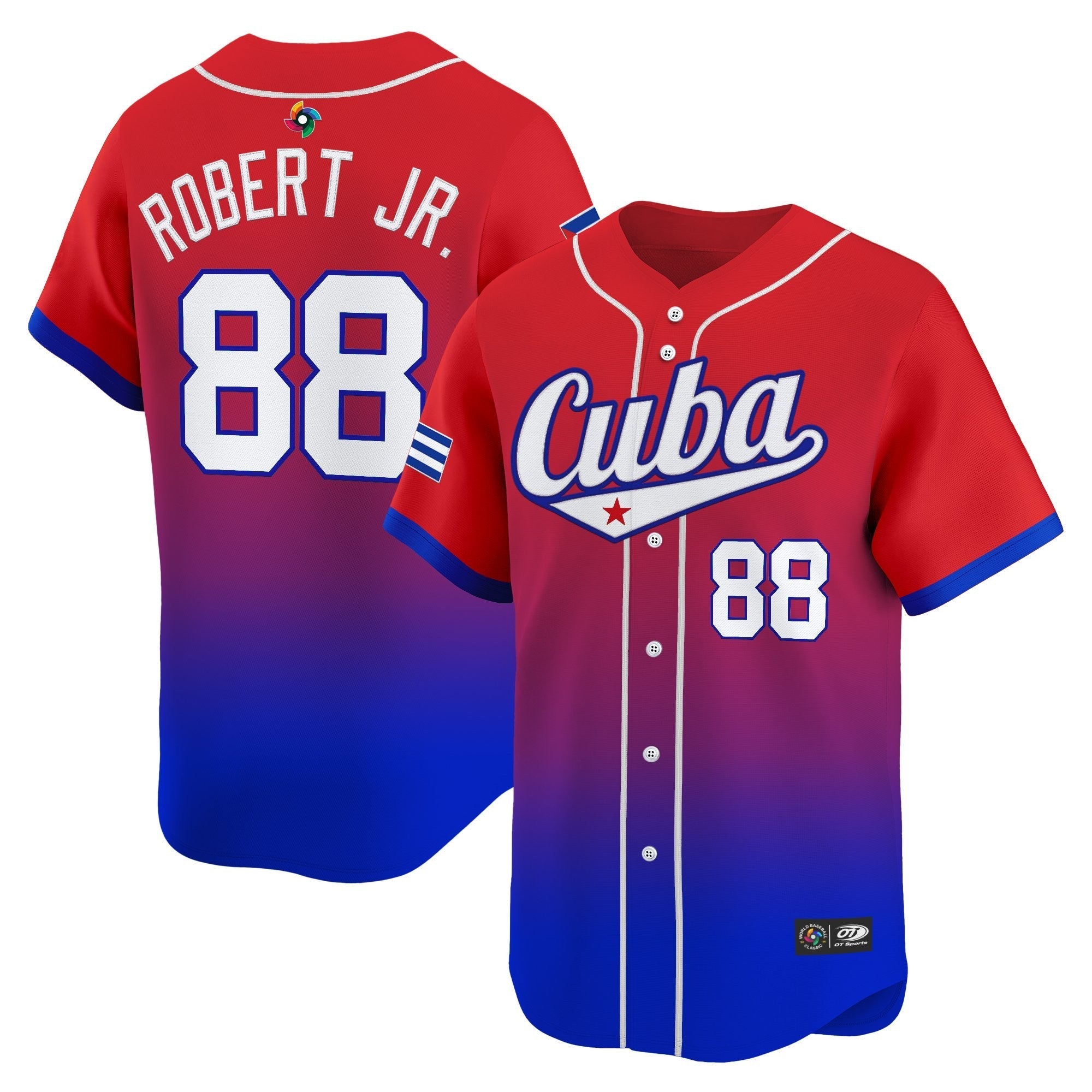 Team Cuba World Baseball Classic Vapor Premier Jersey - 2026 Roster - Stitched