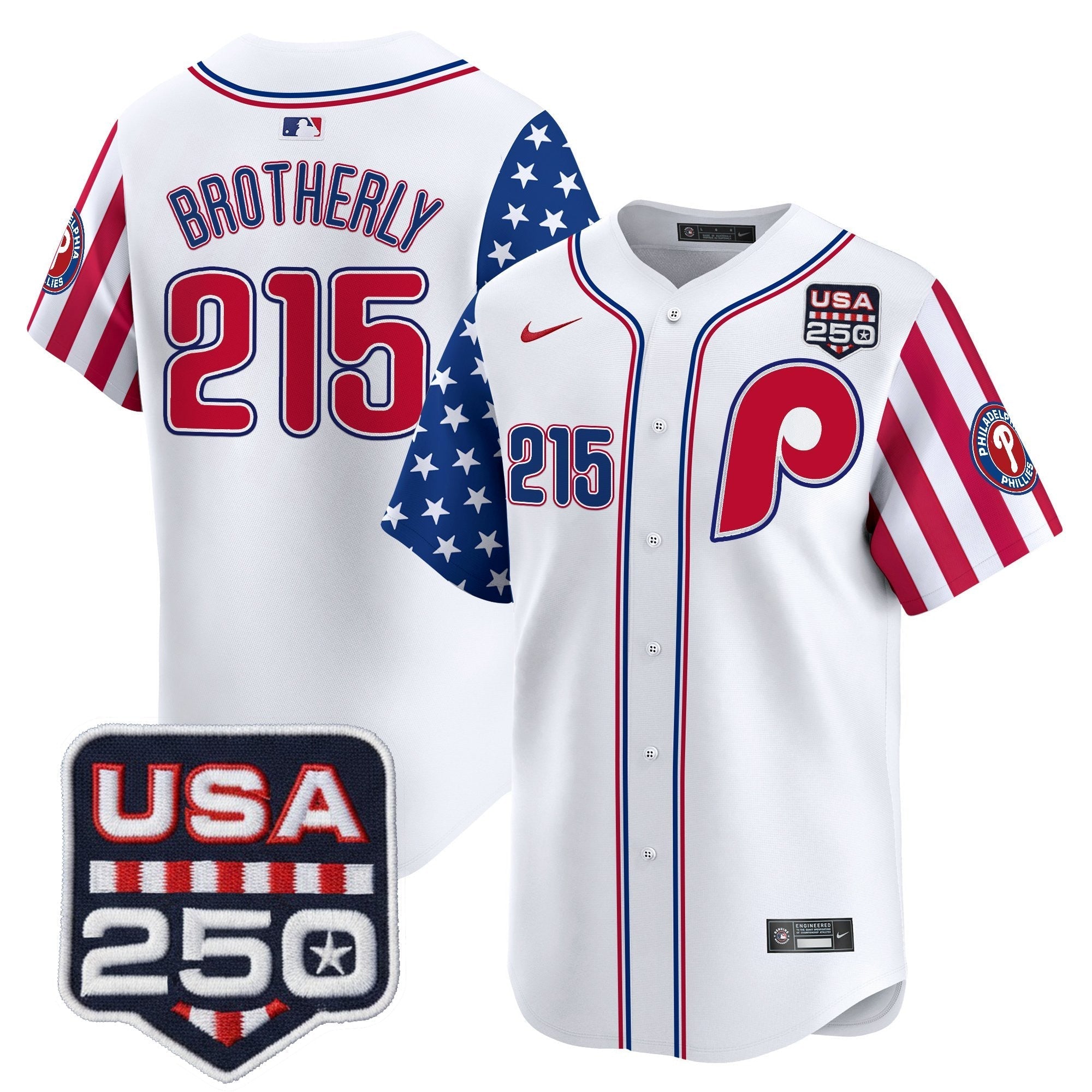 PHI America250 Edition Vapor Premier Limited Jersey - Stitched
