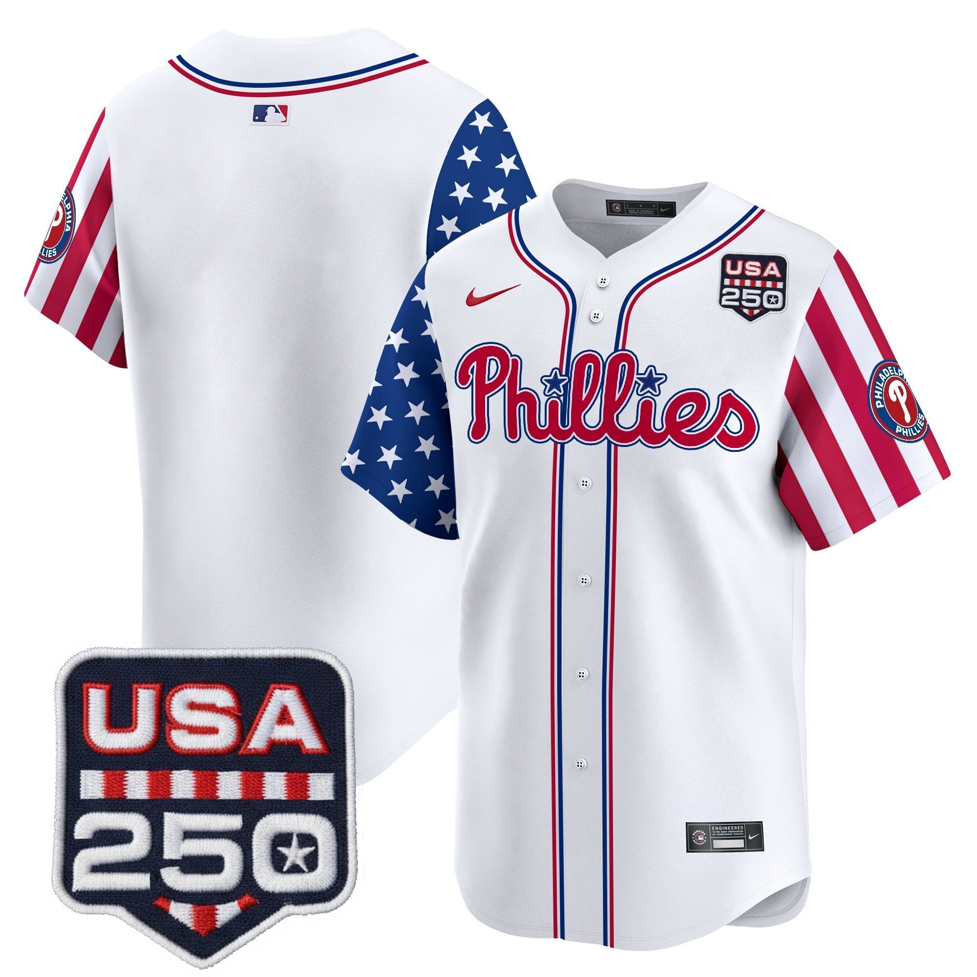 PHI America250 Edition Vapor Premier Limited Jersey - Stitched