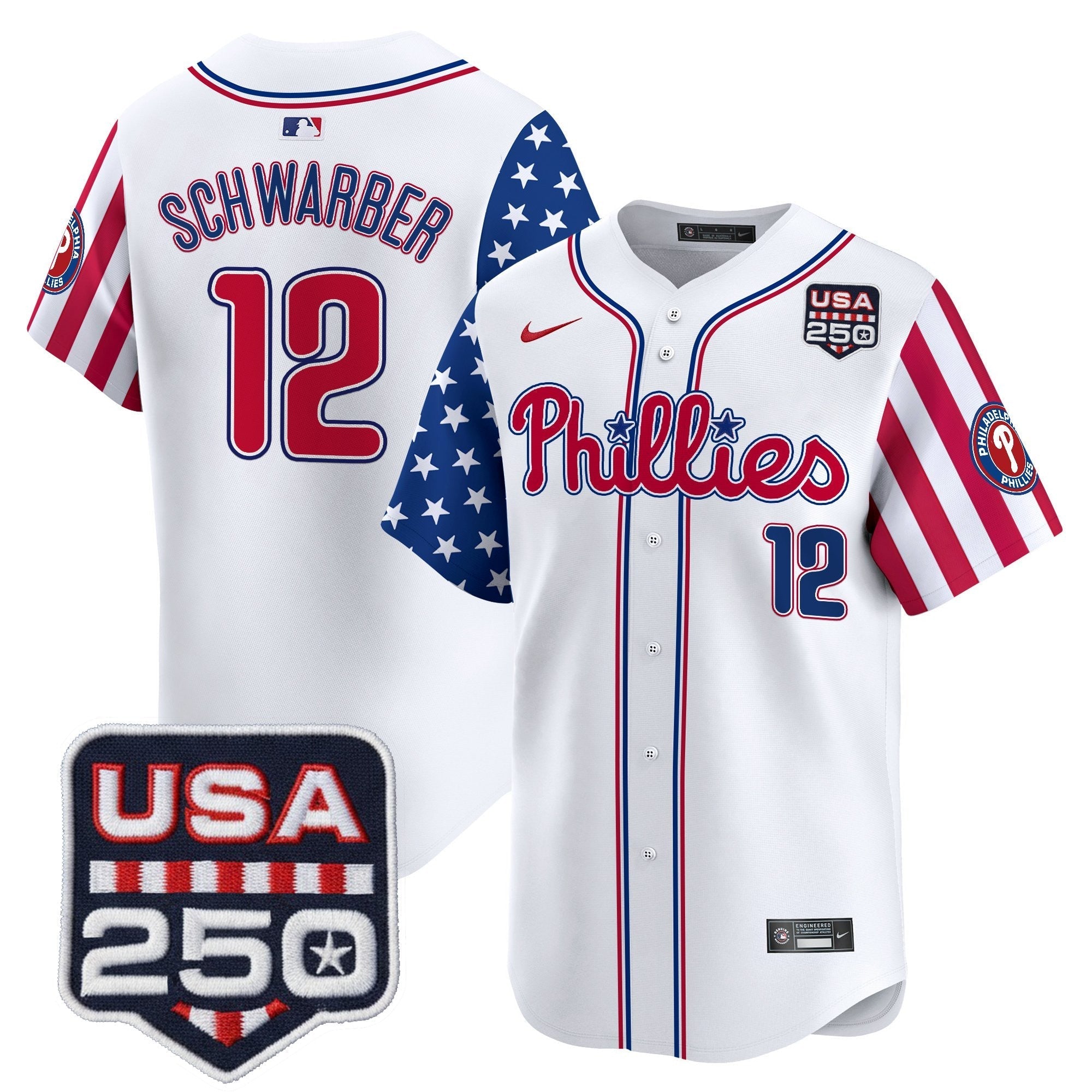 PHI America250 Edition Vapor Premier Limited Jersey - Stitched