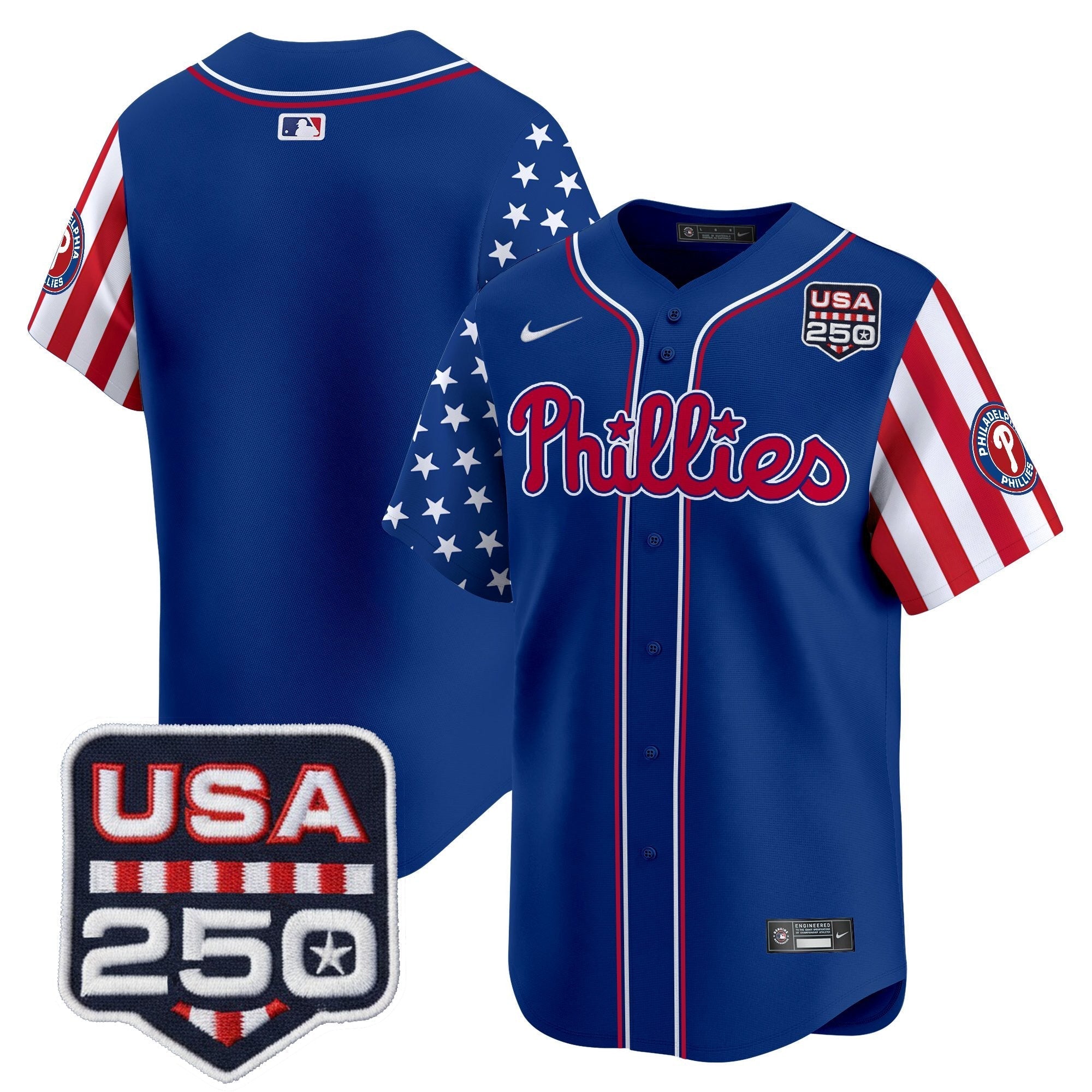 PHI America250 Edition Vapor Premier Limited Jersey - Stitched