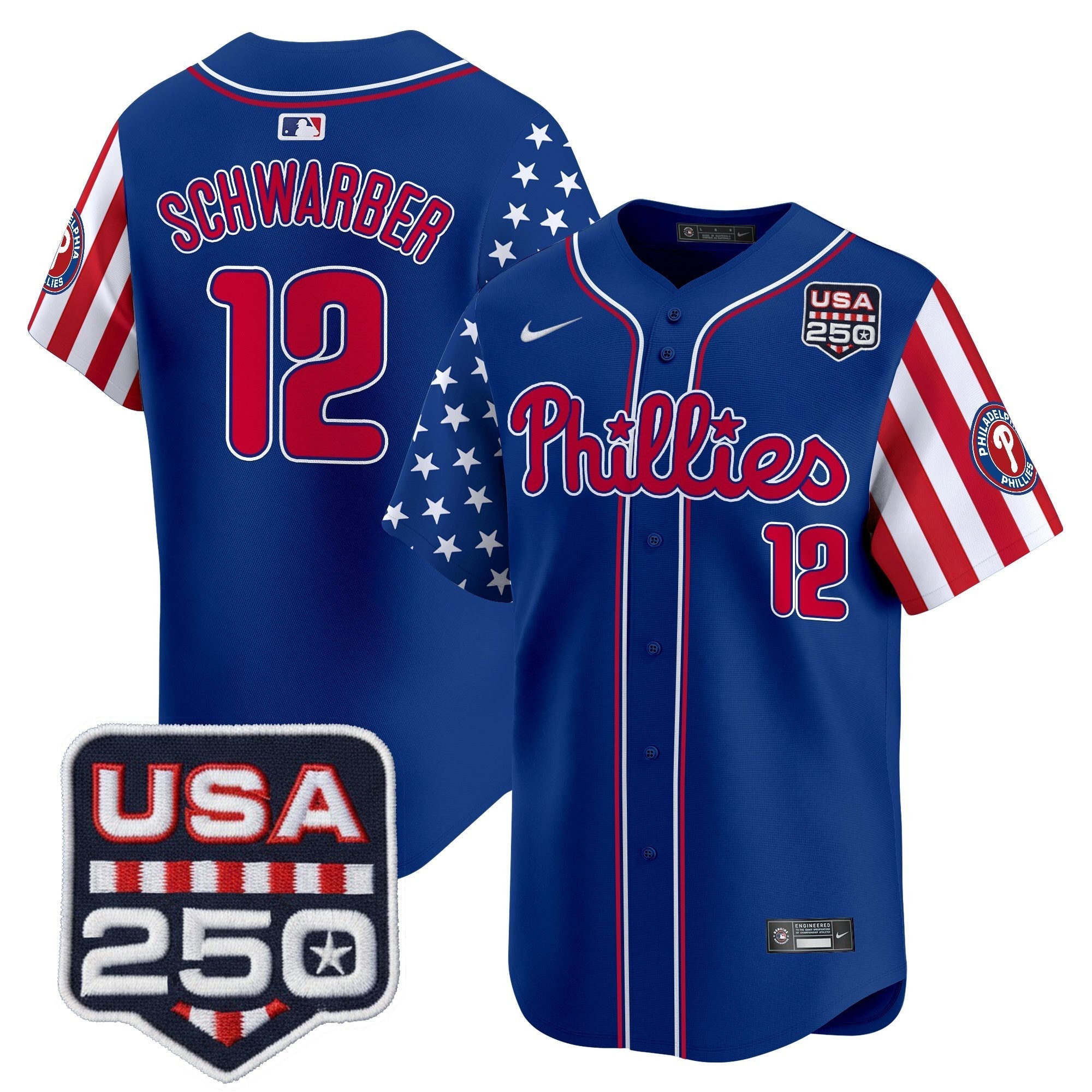 PHI America250 Edition Vapor Premier Limited Jersey - Stitched