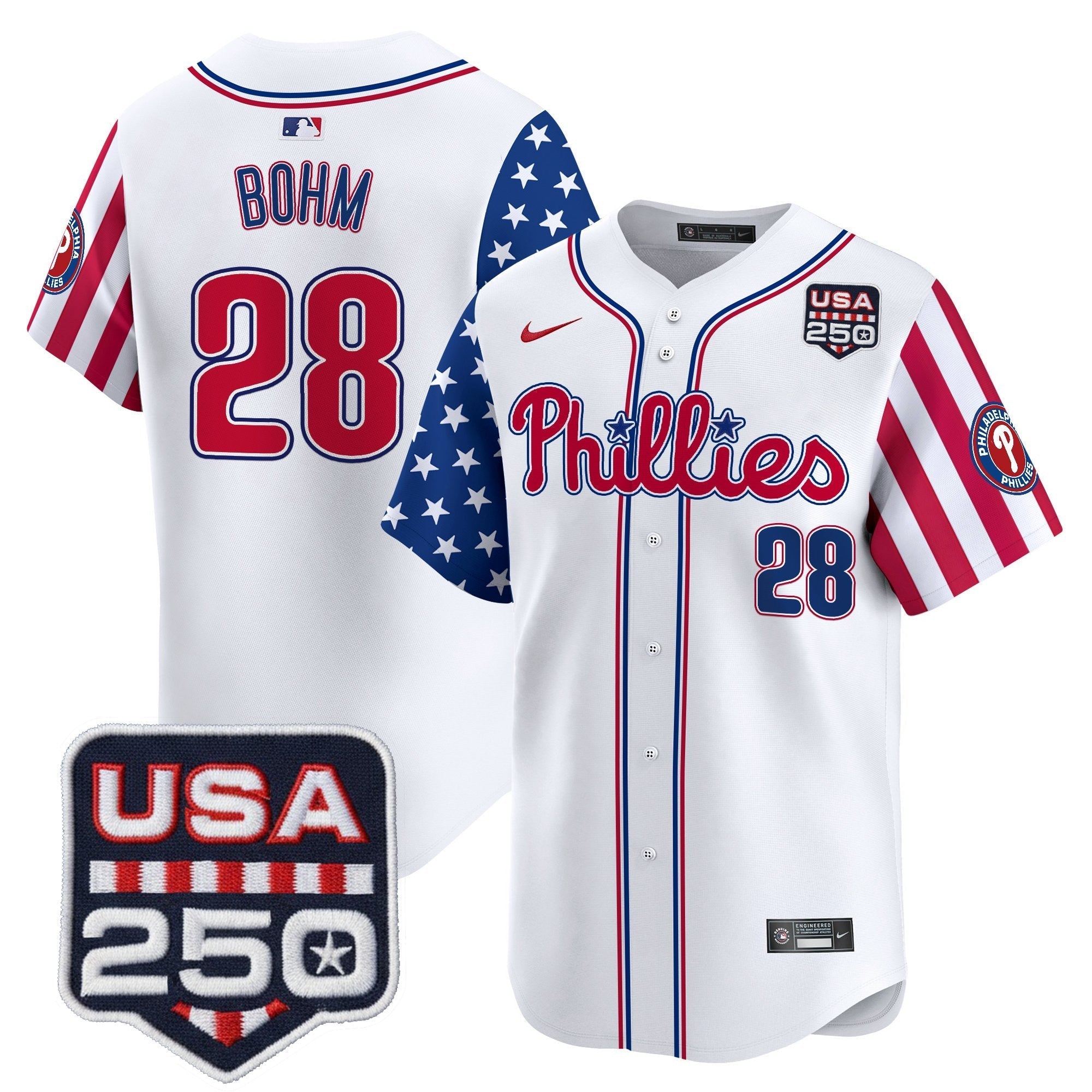 PHI America250 Edition Vapor Premier Limited Jersey - Stitched