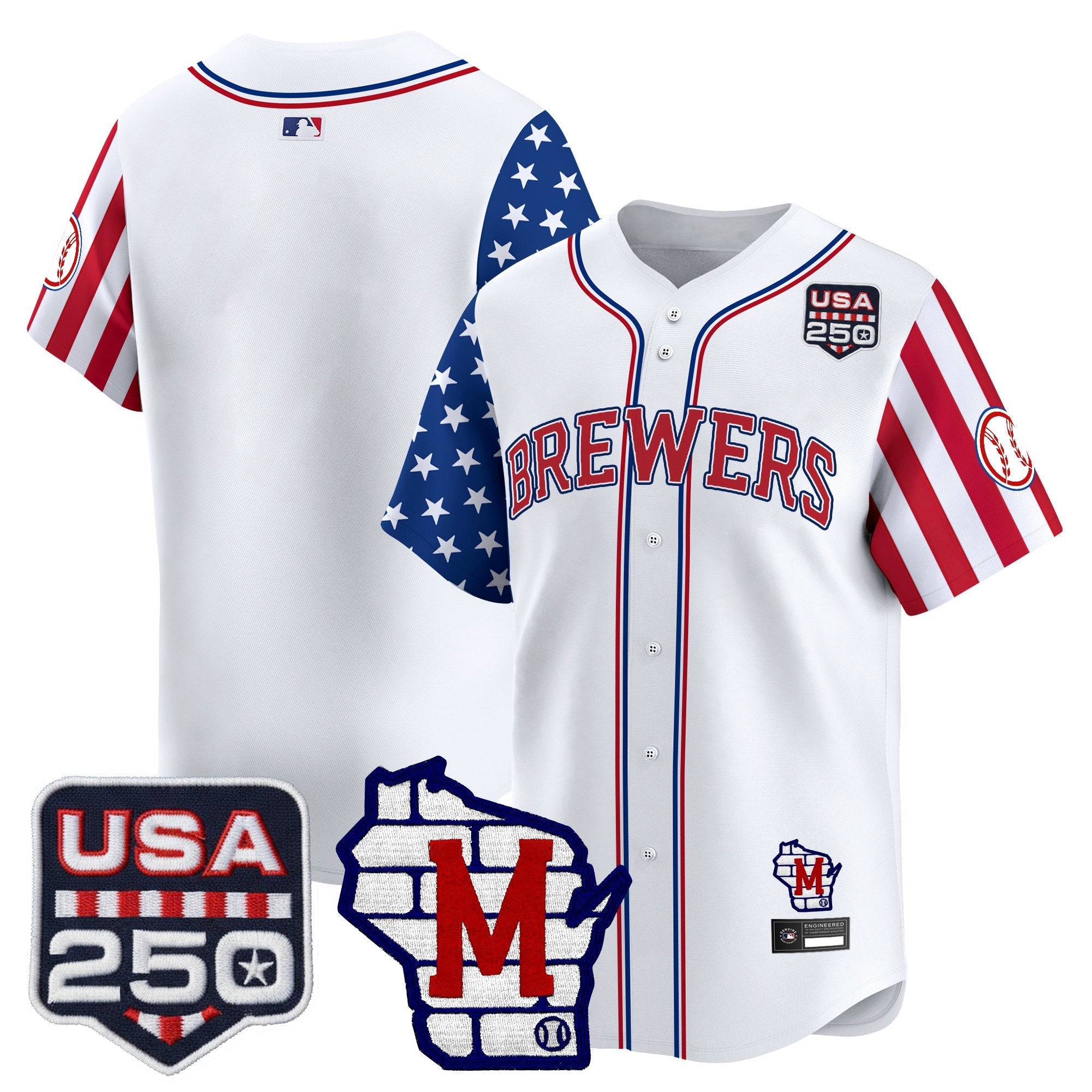 MIL "America250 Edition" Vapor Premier Limited Jersey - Stitched