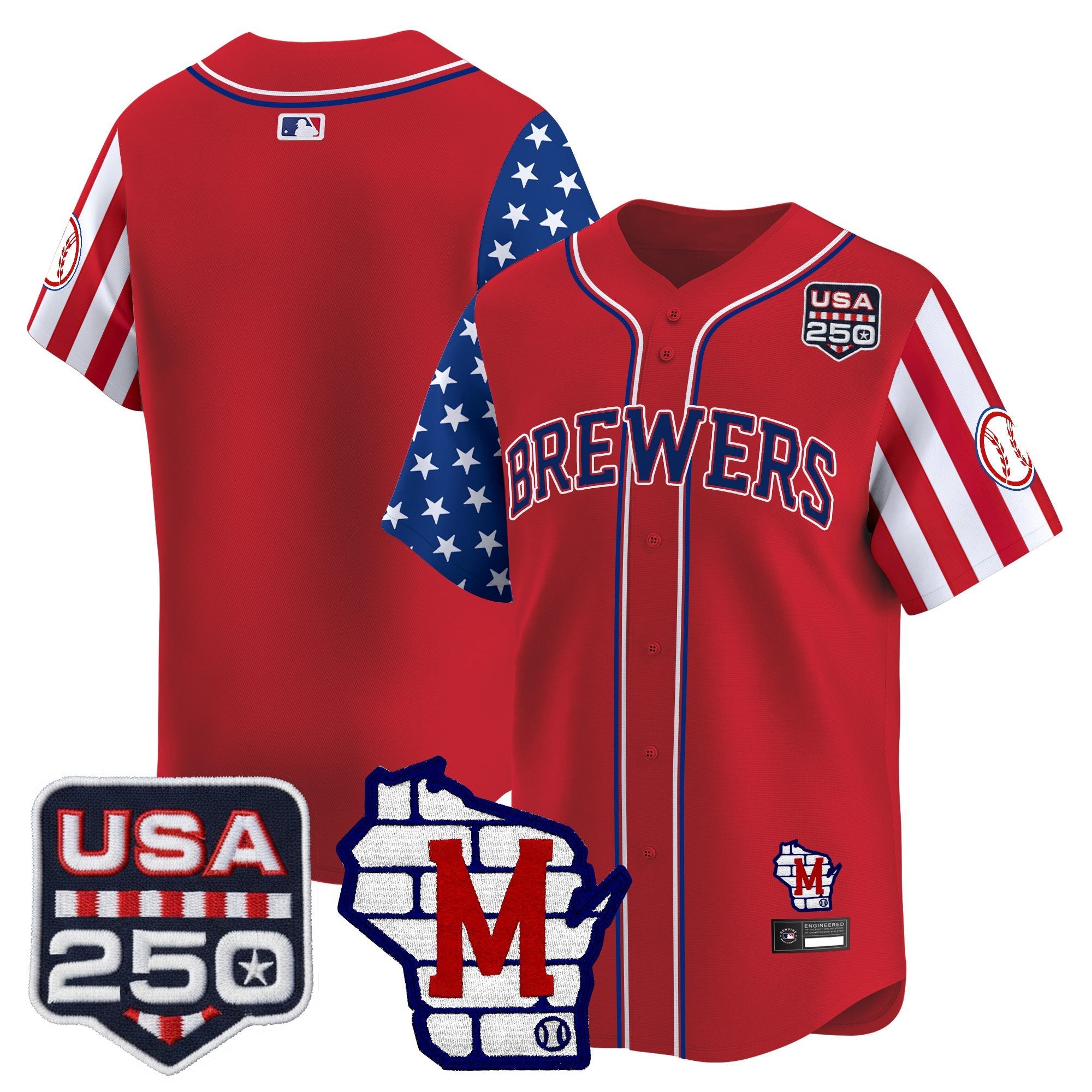 MIL "America250 Edition" Vapor Premier Limited Jersey - Stitched