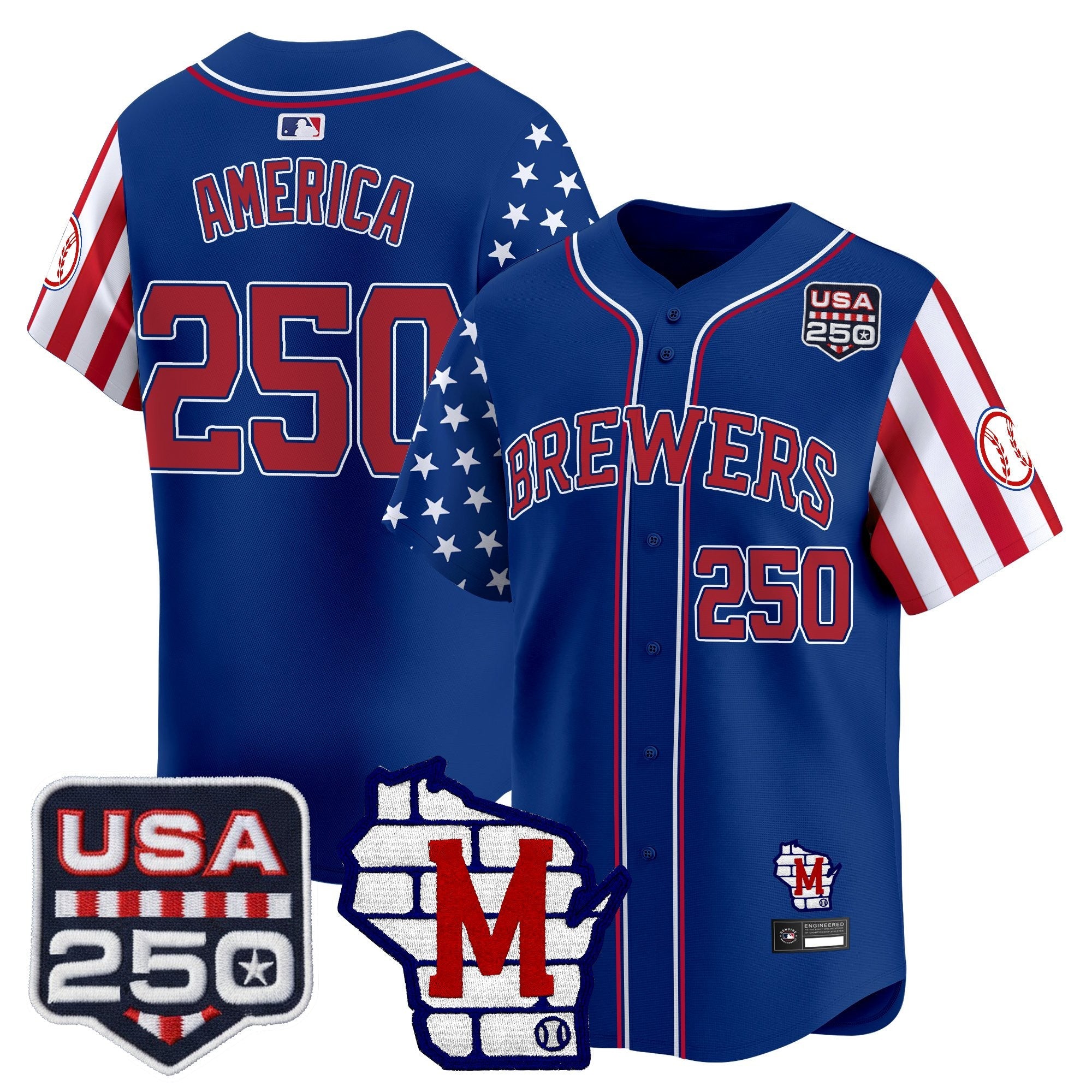 MIL "America250 Edition" Vapor Premier Limited Jersey - Stitched