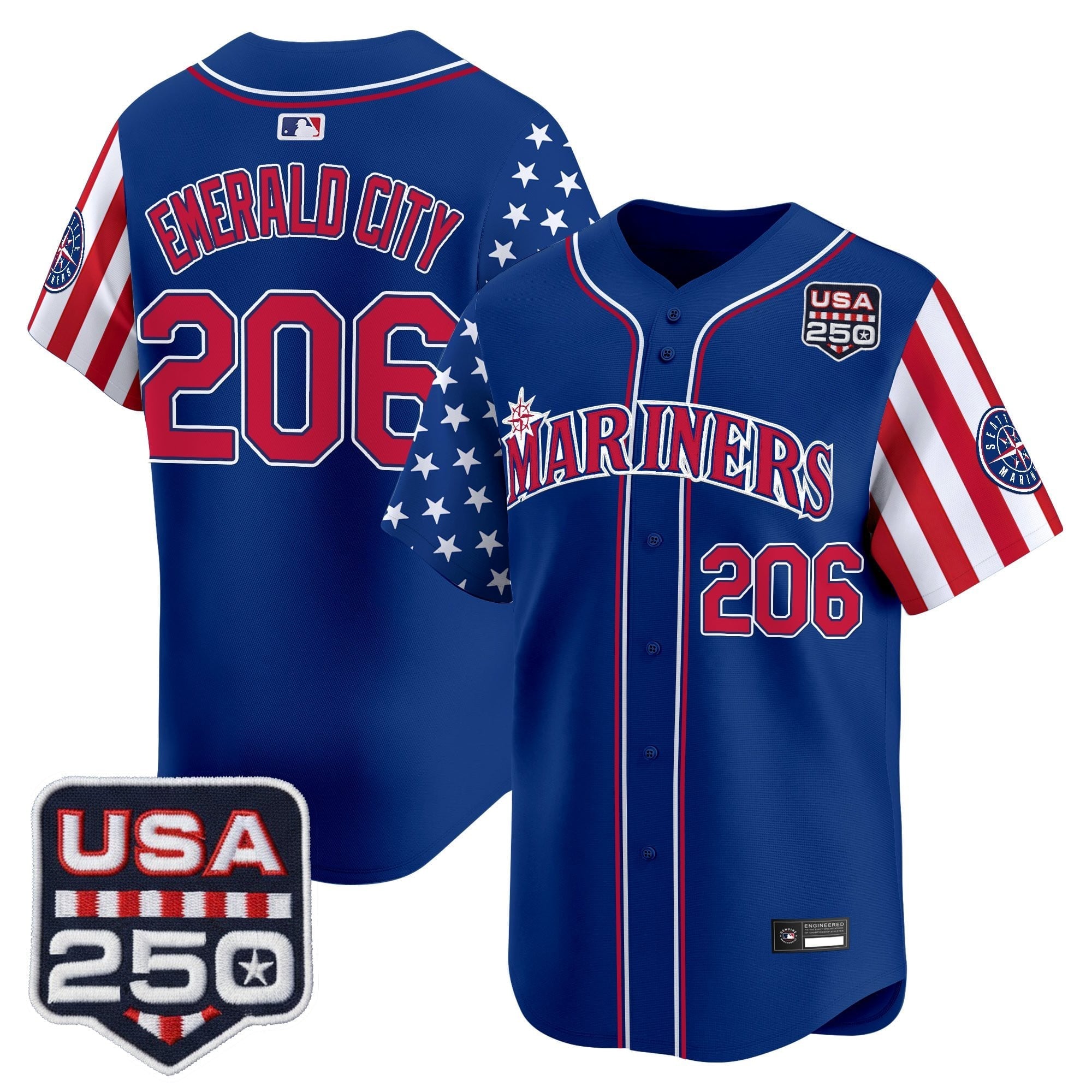 SEA "America250 Edition" Vapor Premier Limited Jersey - Stitched