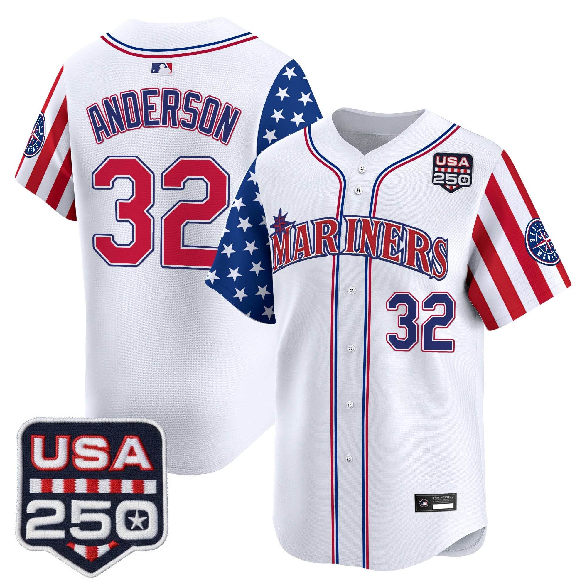 SEA "America250 Edition" Vapor Premier Limited Jersey - Stitched