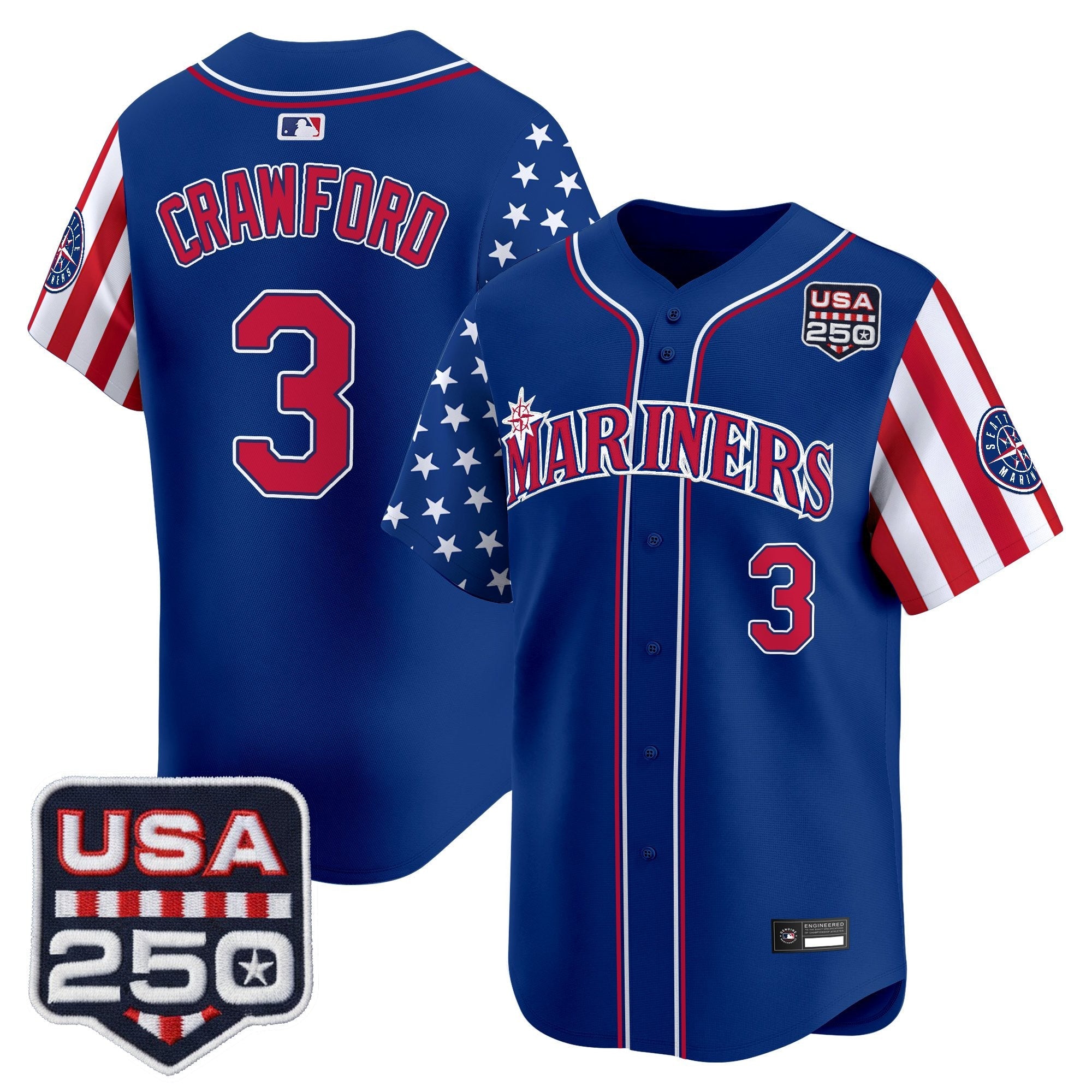 SEA "America250 Edition" Vapor Premier Limited Jersey - Stitched