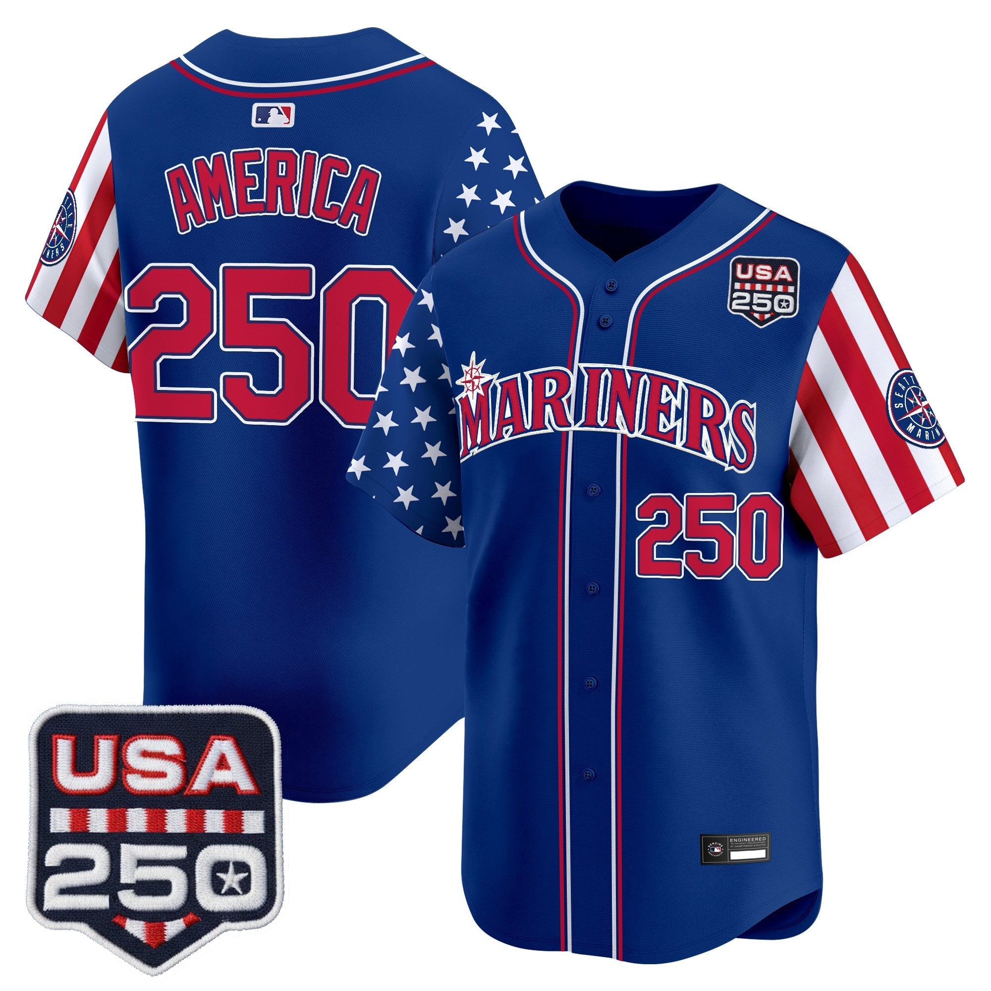 SEA "America250 Edition" Vapor Premier Limited Jersey - Stitched